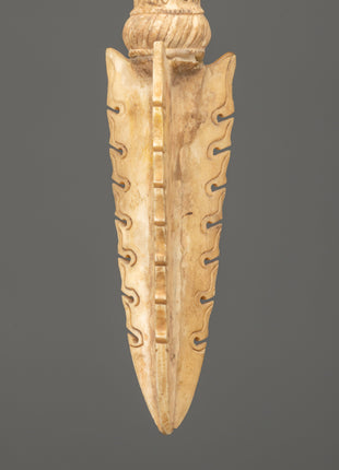 Ethically Sourced Buffalo Bone Handcarved Phurba | Tantric Ritual Tool