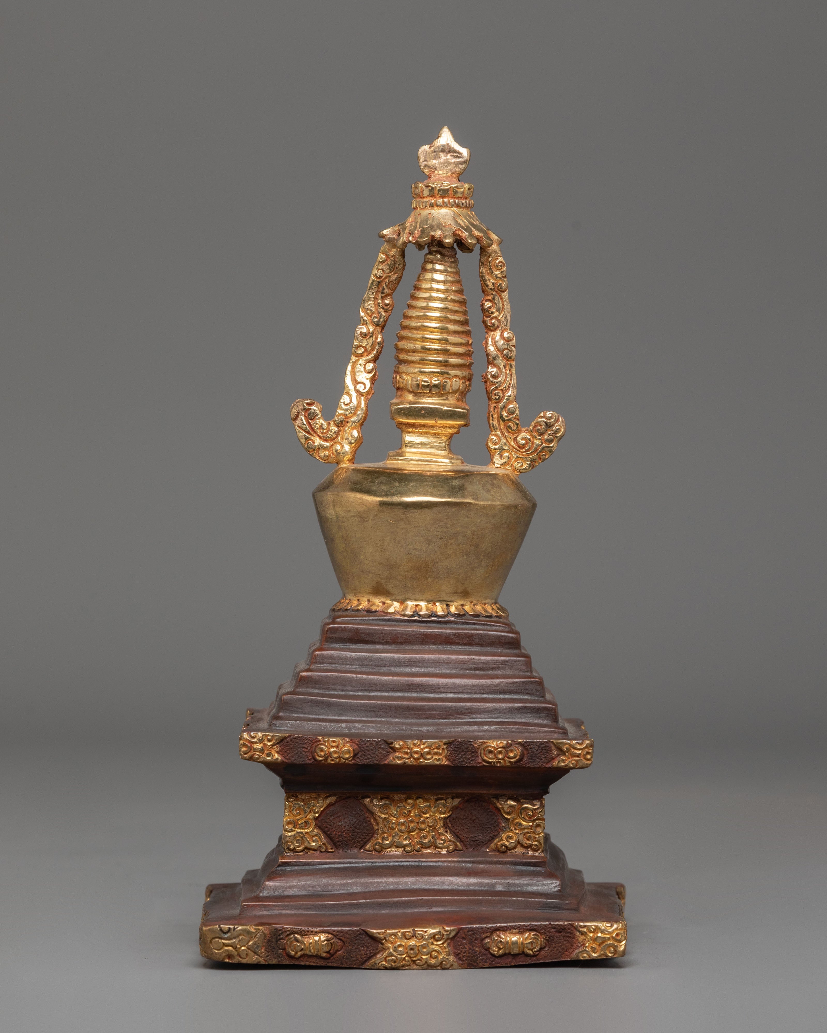 Handcrafted Himalayan Stupa Monument | Buddhist Sacred Reliquary