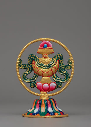 Sacred Tibetan 8 Auspicious Symbols | Tibetan Art for Enlightenment