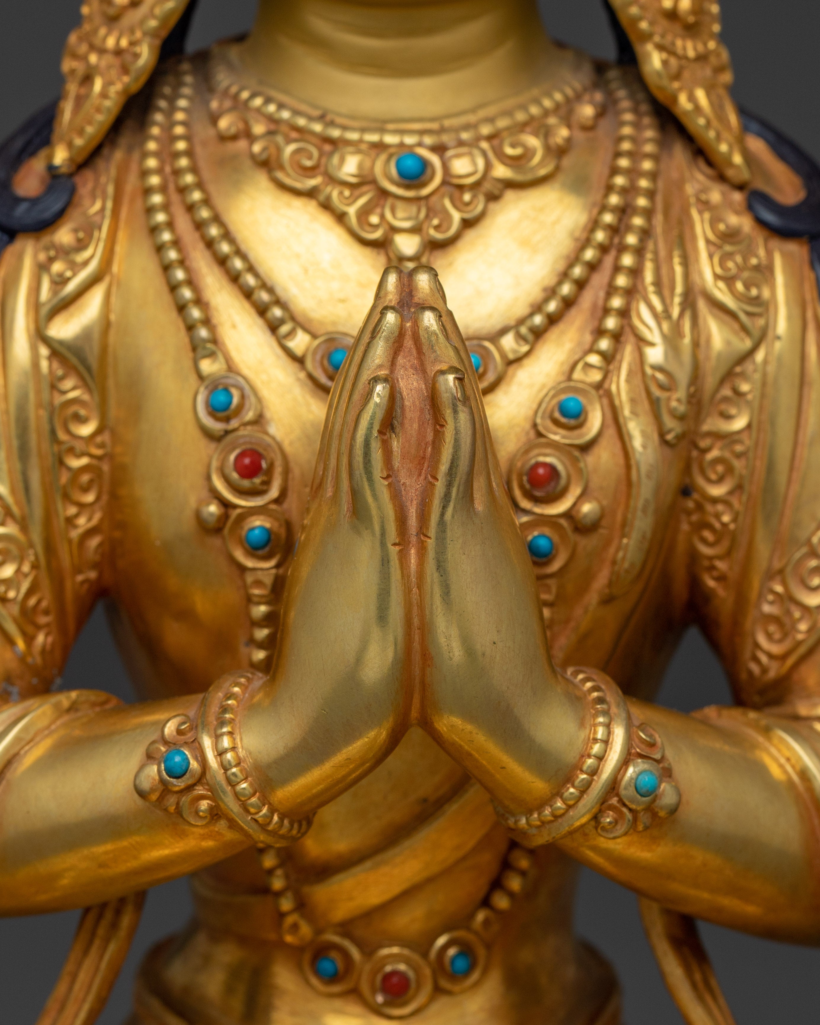 Avalokiteshvara Spiritual Decor | Himalayan Chenrezig Artwork