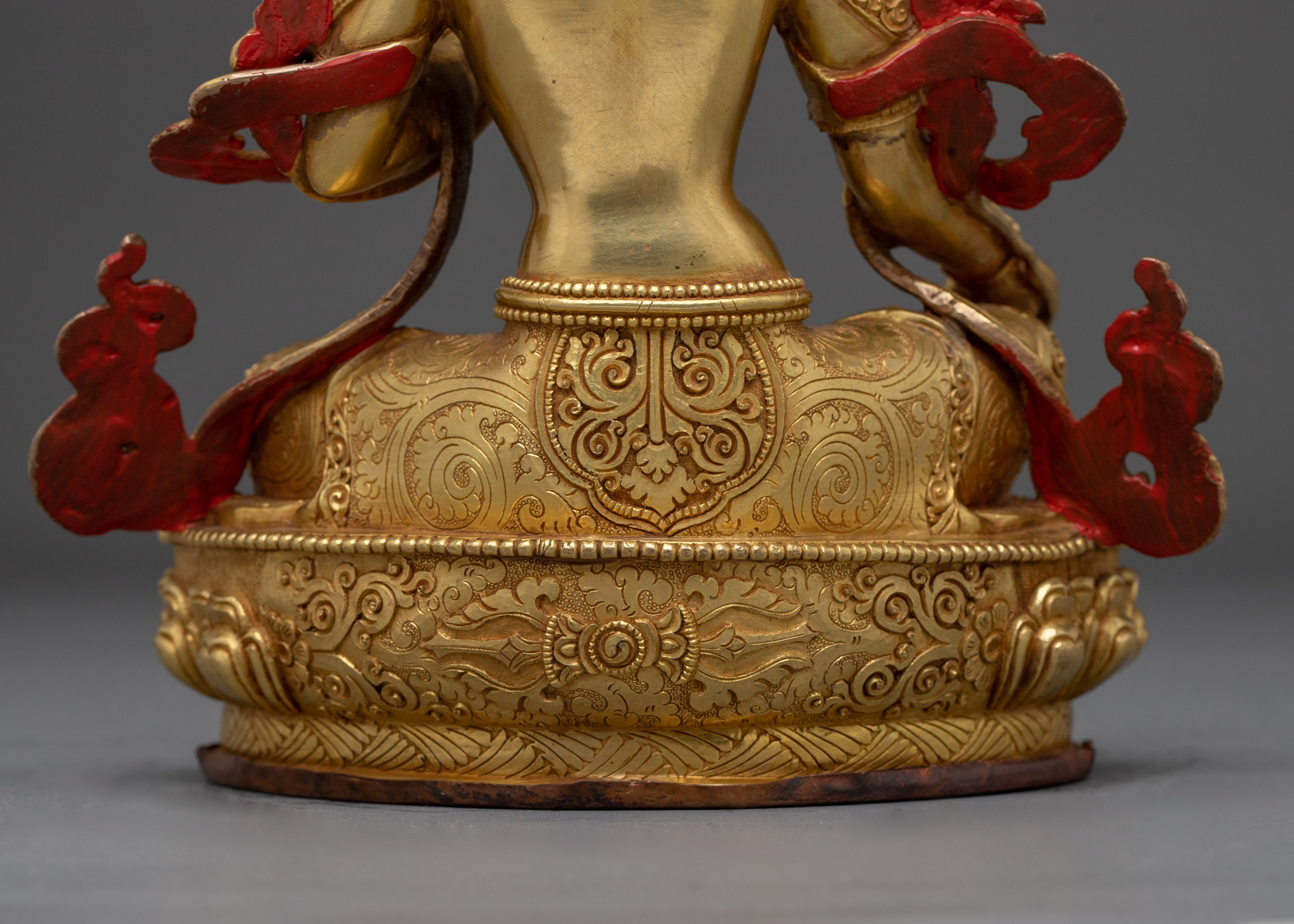 Buddhist Compassionate Goddess Shyama Tara Handmade Statue