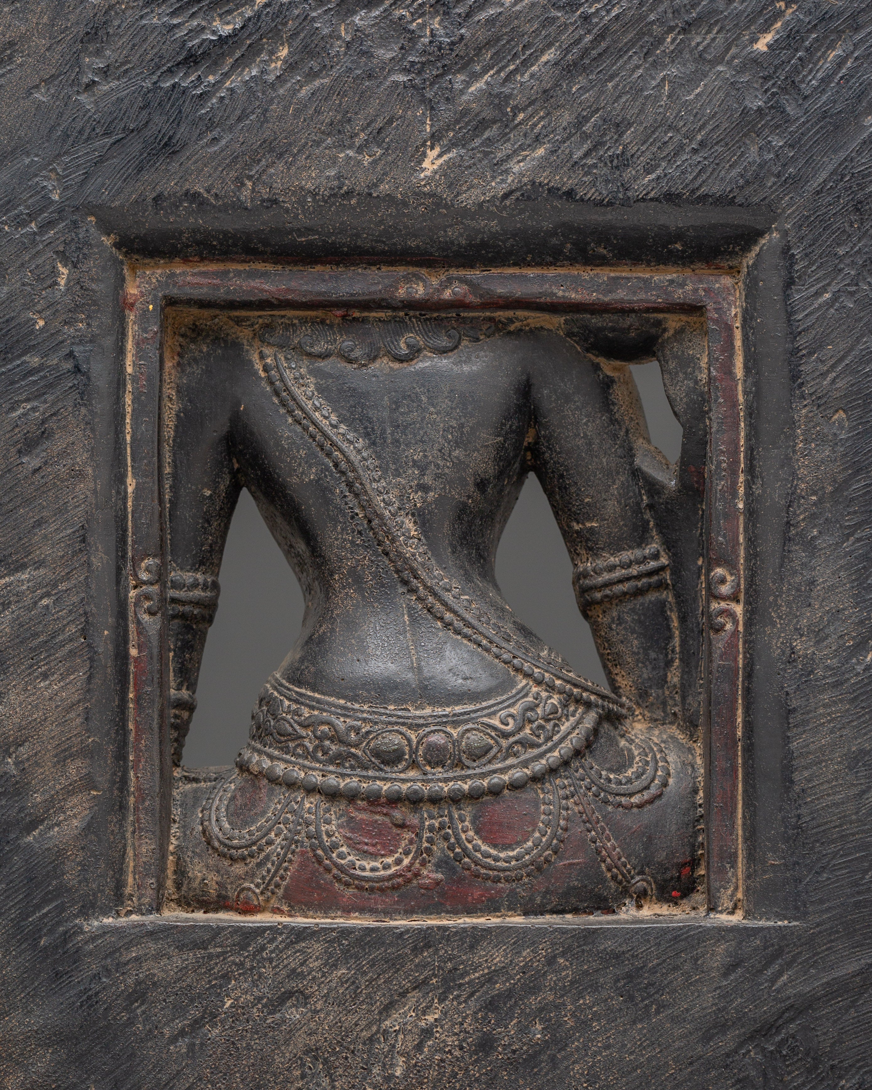 Compassion Deity Green Tara on Throne | Shyama Tara Sculpture
