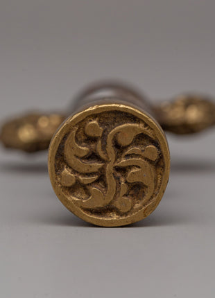 Handcrafted Iron and Brass Stamp | Perfect For Cultural Home Decor