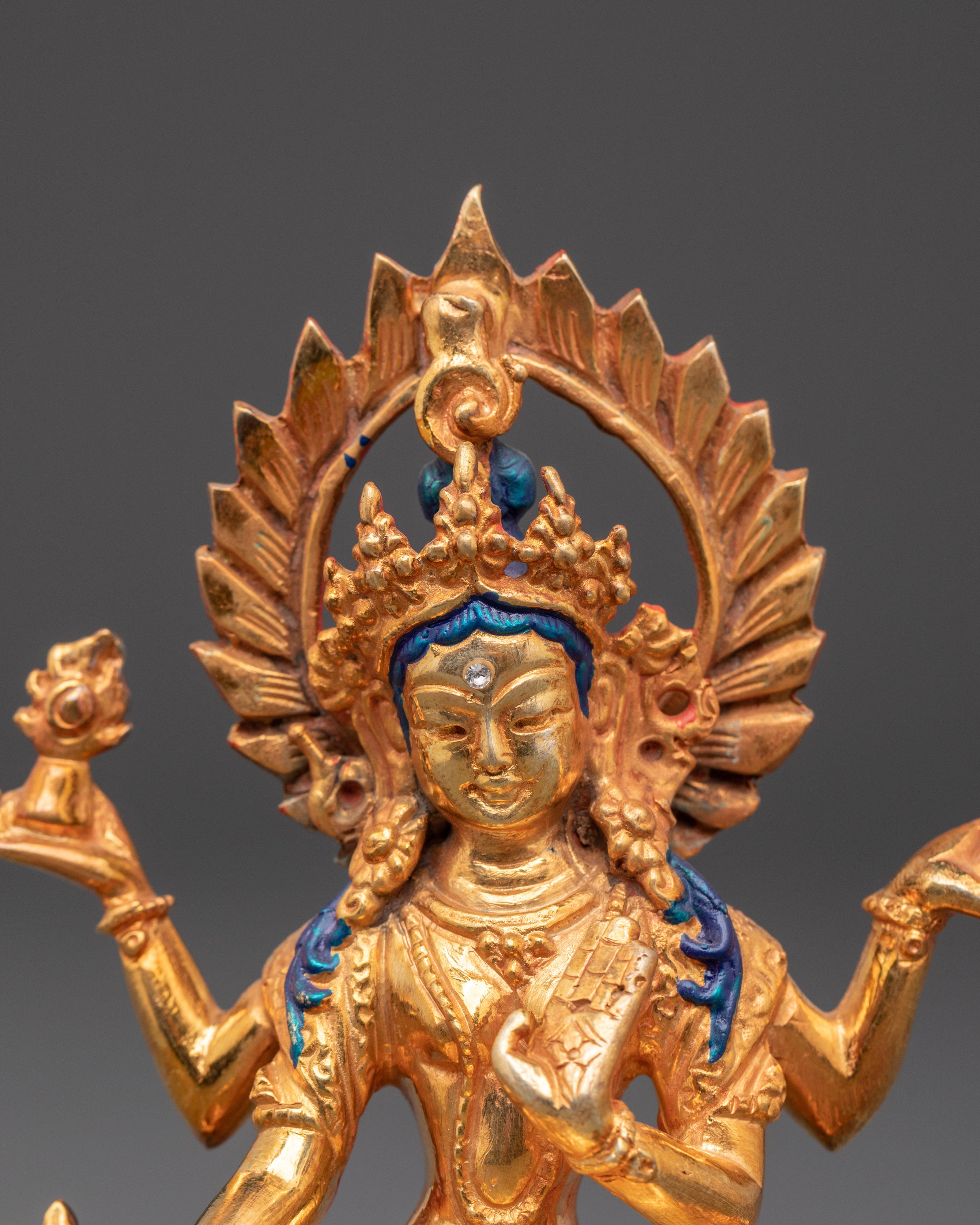 The Goddess of Fortune Laxmi Sculpture | Hindu Goddess of Wealth and Prosperity