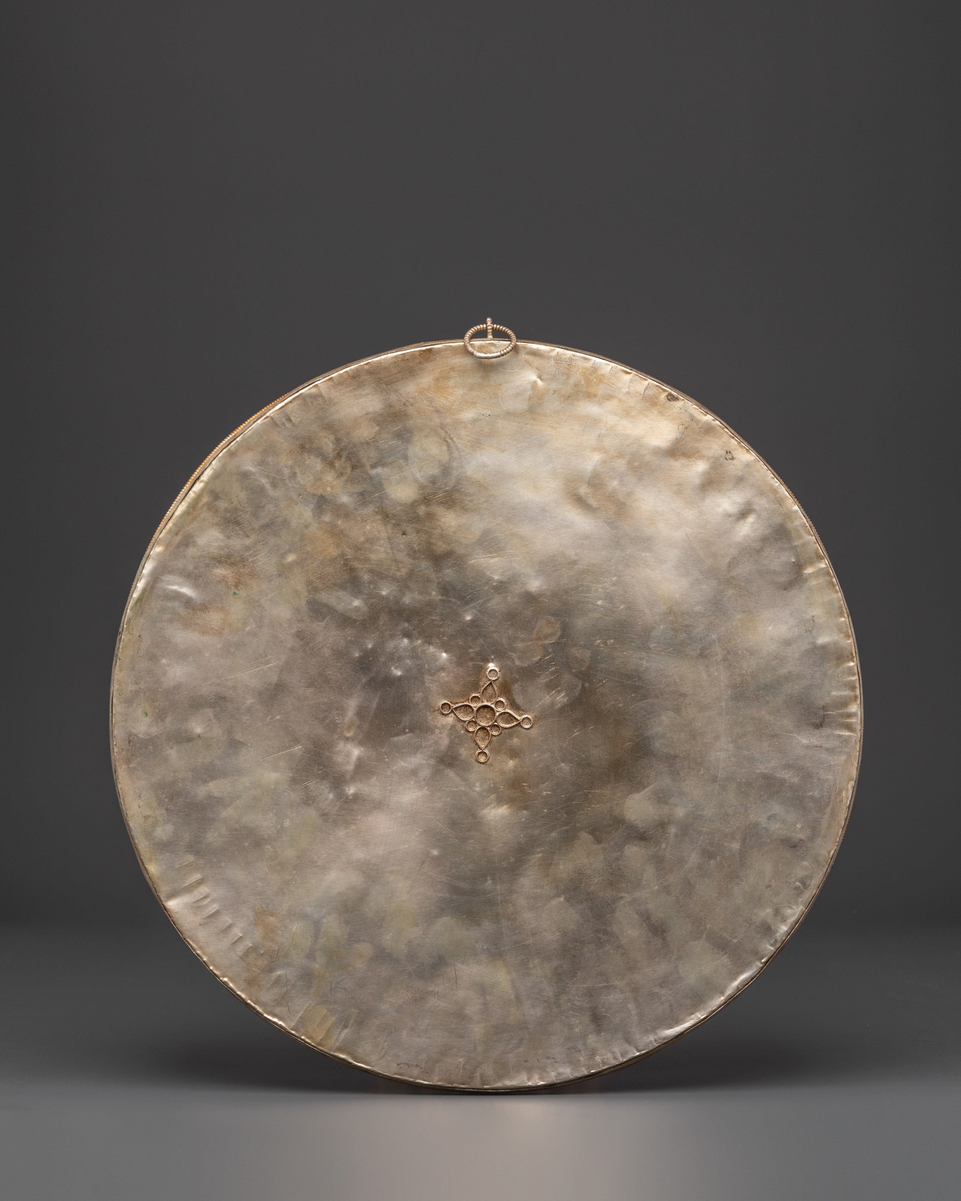 Handmade Chenrezig Buddhist Wall Hanging | Sacred Copper Wall Art