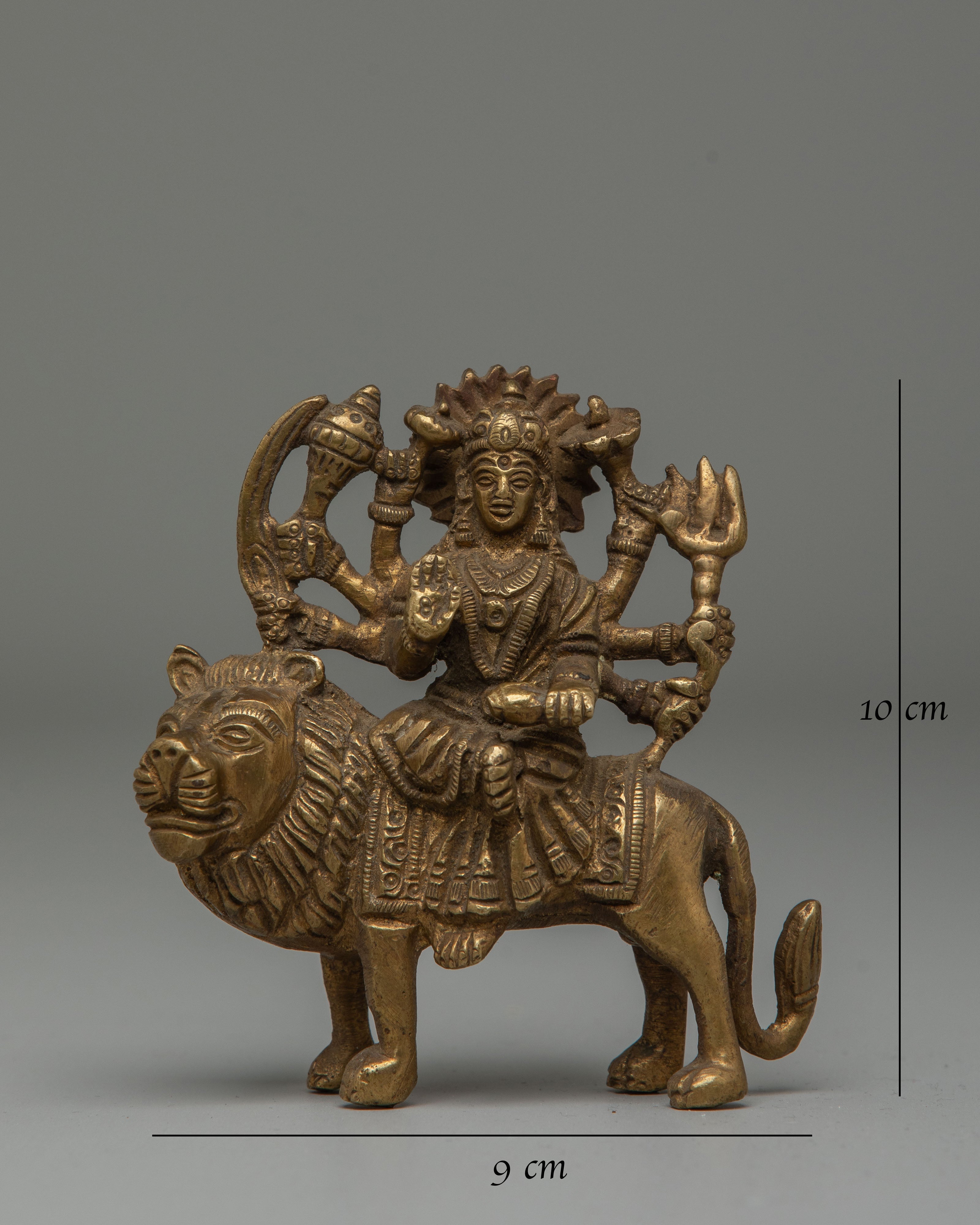 Handmade Brass Durga | Statue Symbol of Protection