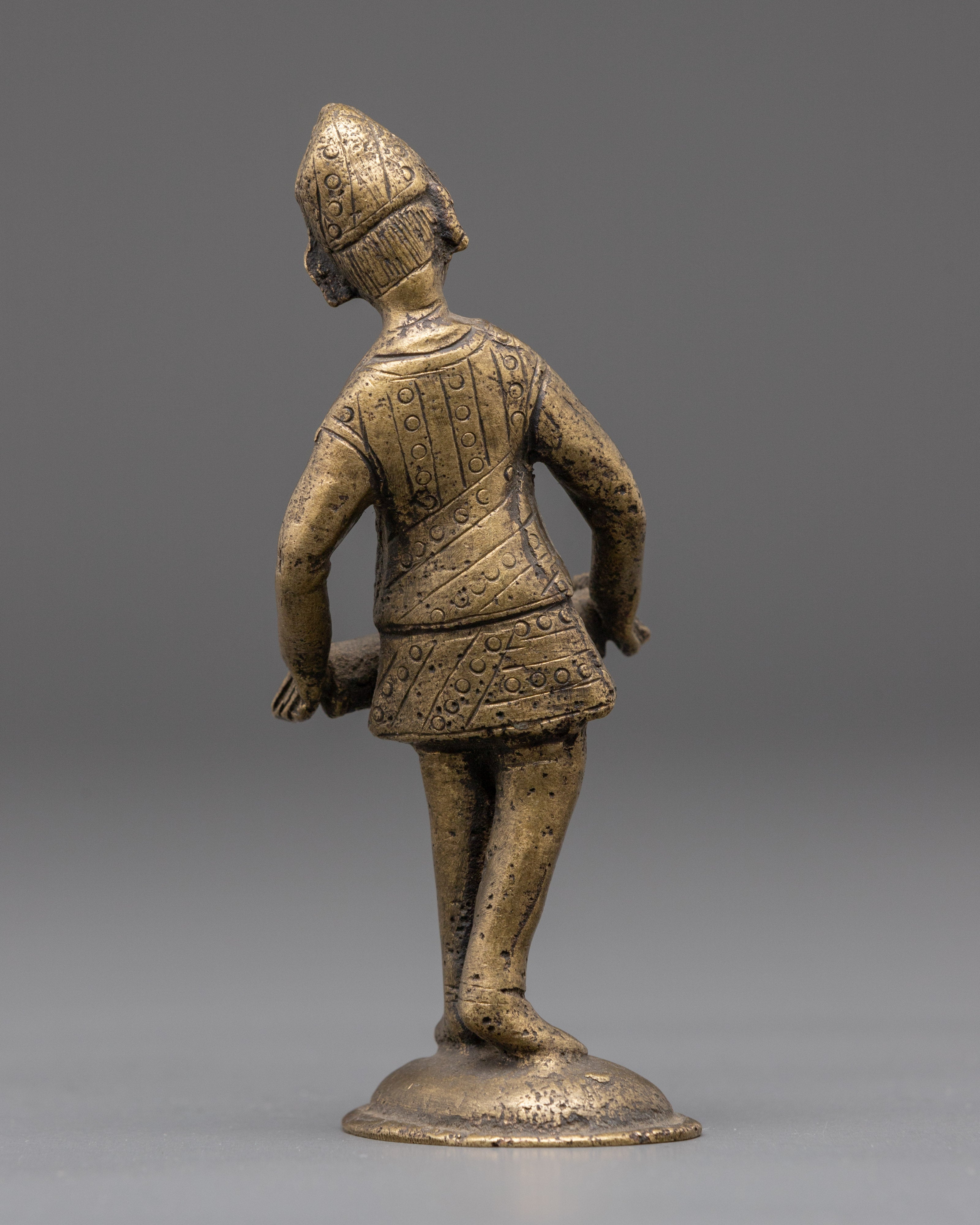 Musical Statue with Antique Finishing