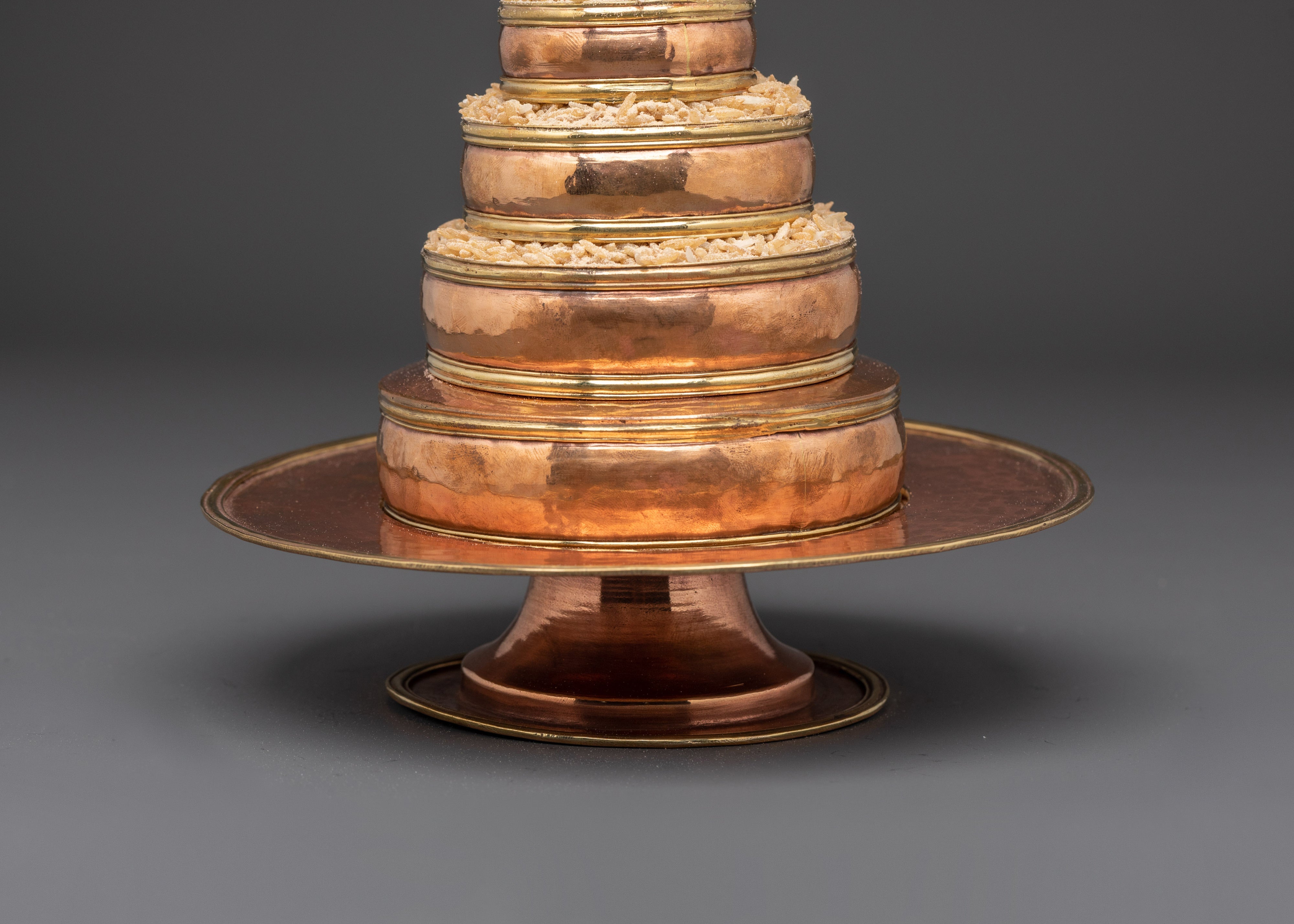 Handmade Copper Mandala Artifact | Spiritual Symbol for Meditation & Rituals