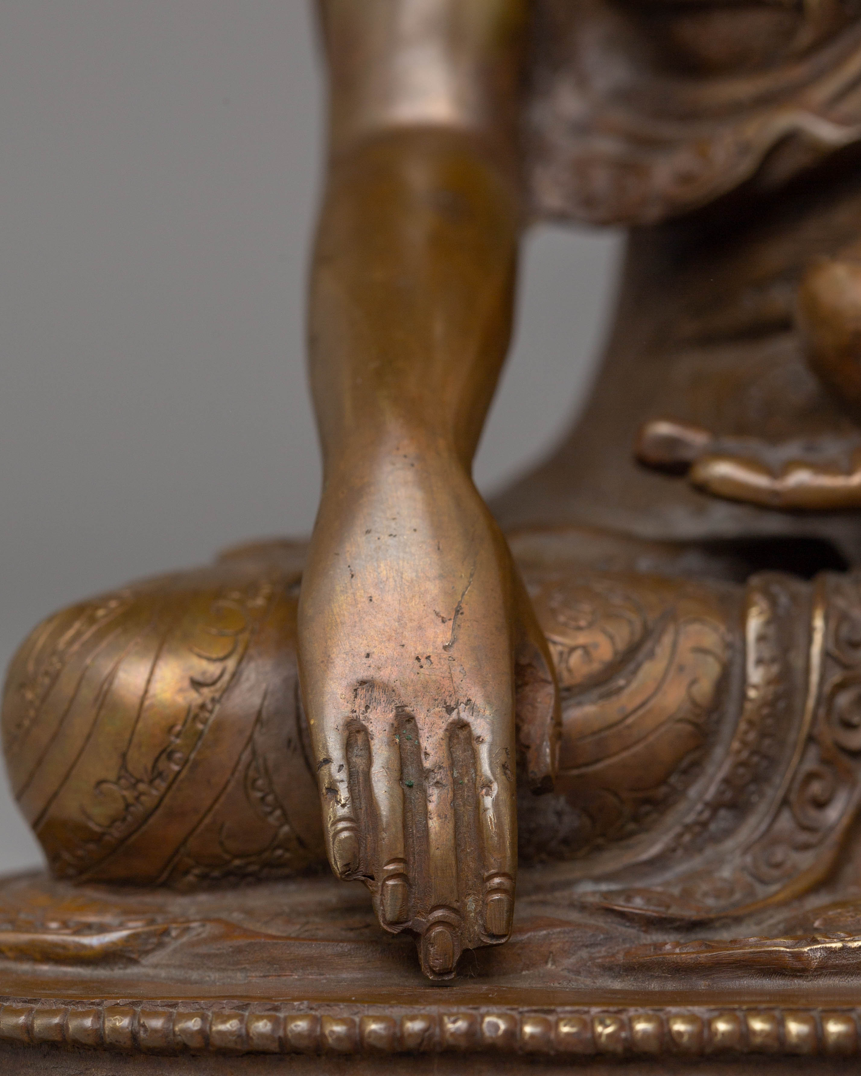 Himalayan Statue of Buddha Shakyamuni | Spiritual Copper Statue