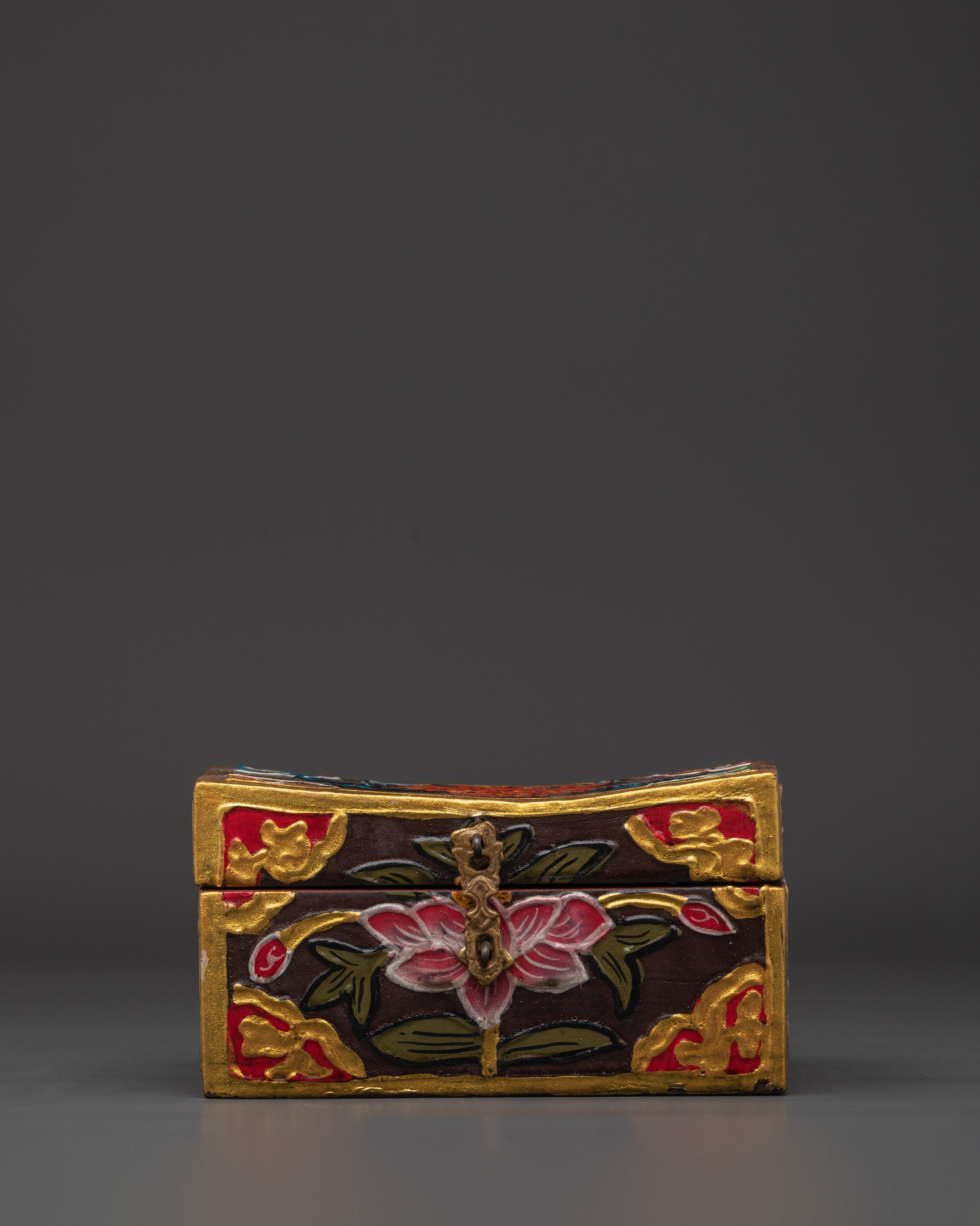 Traditional Himalayan Decorative Box | Handcrafted Painted Wooden Chest