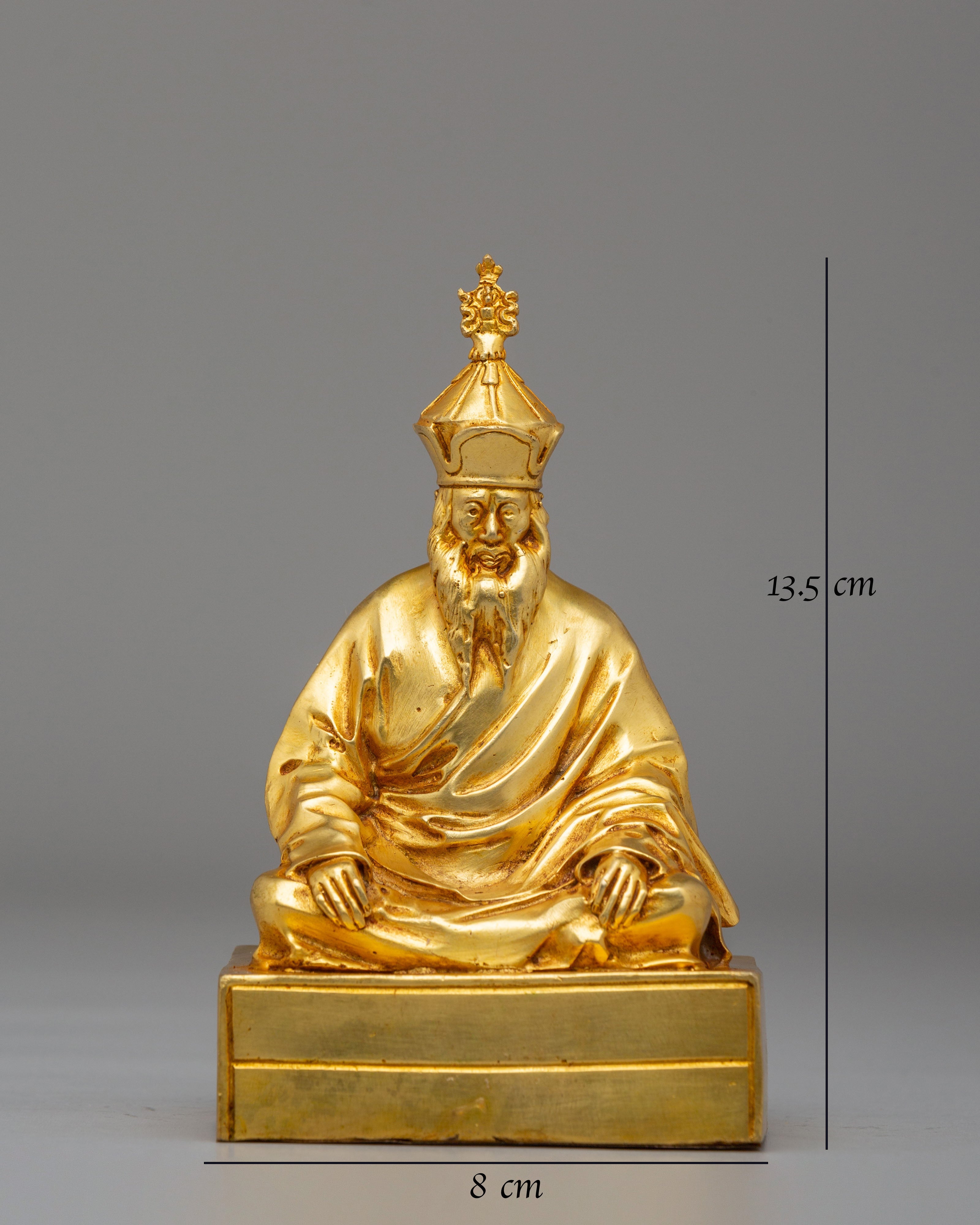 Tibetan Chatral Rinpoche Sculpture | Buddhist Master Statue