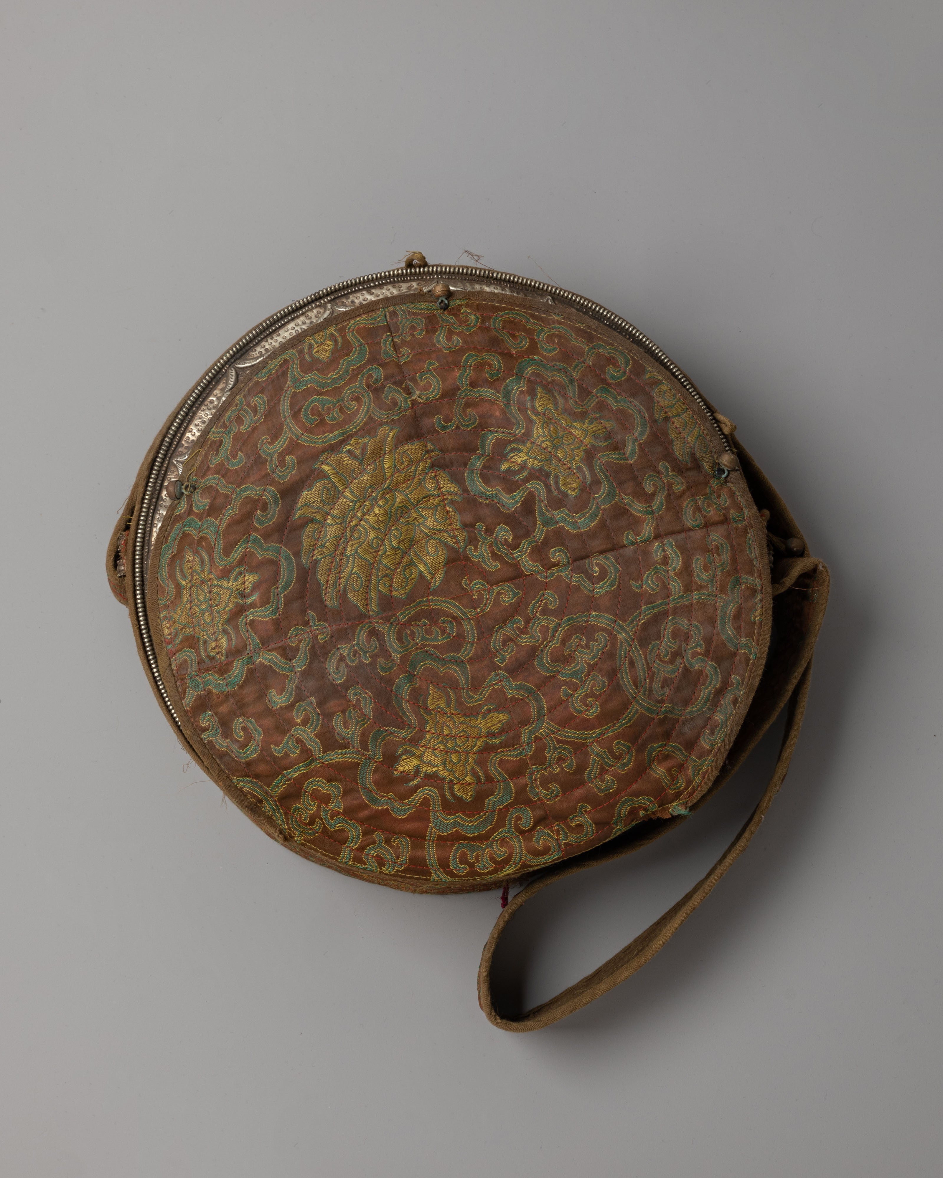 Handcrafted Ghau Box Locket Copper Art | Silver Spiritual Box