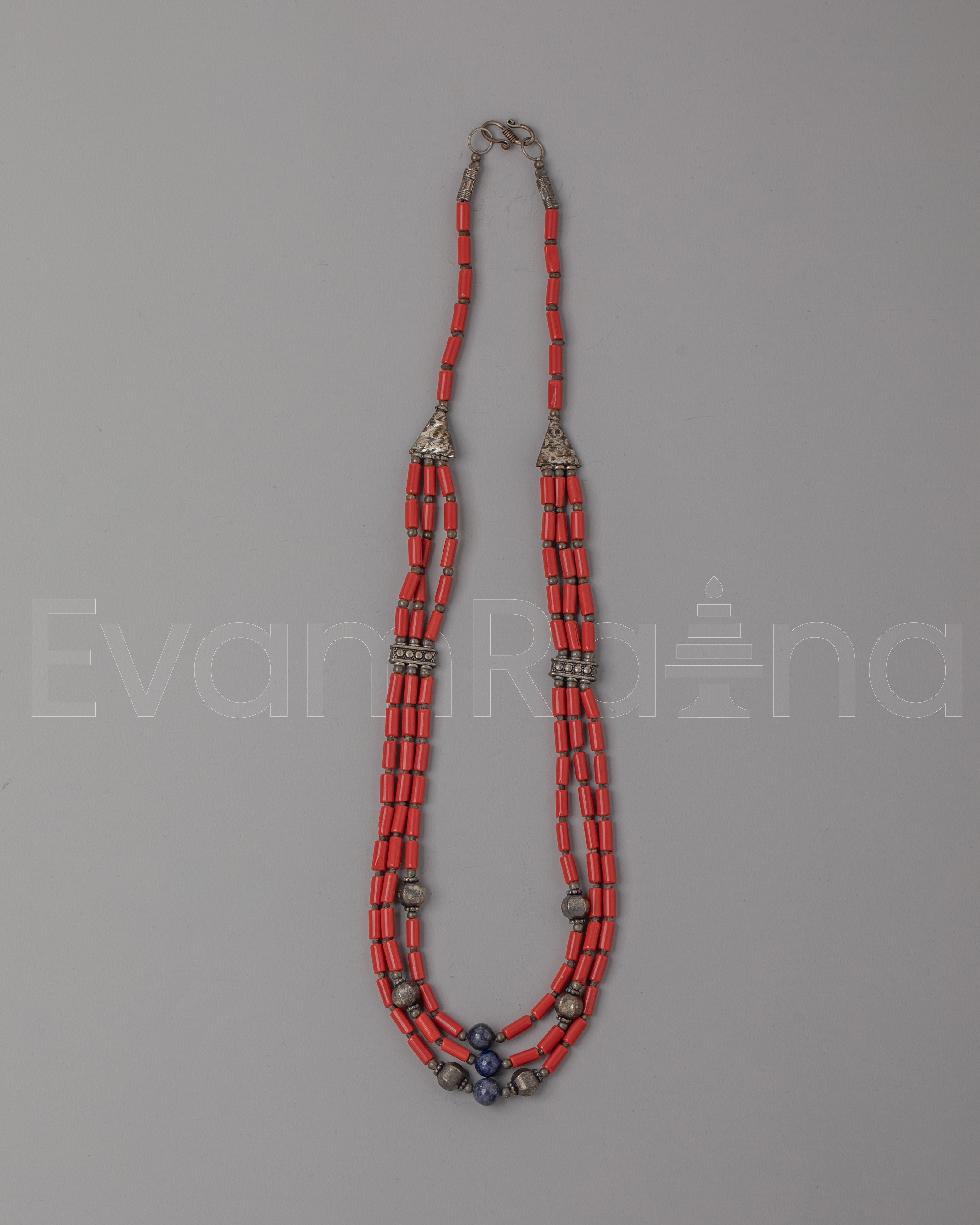 Handmade Coral Bead Necklace