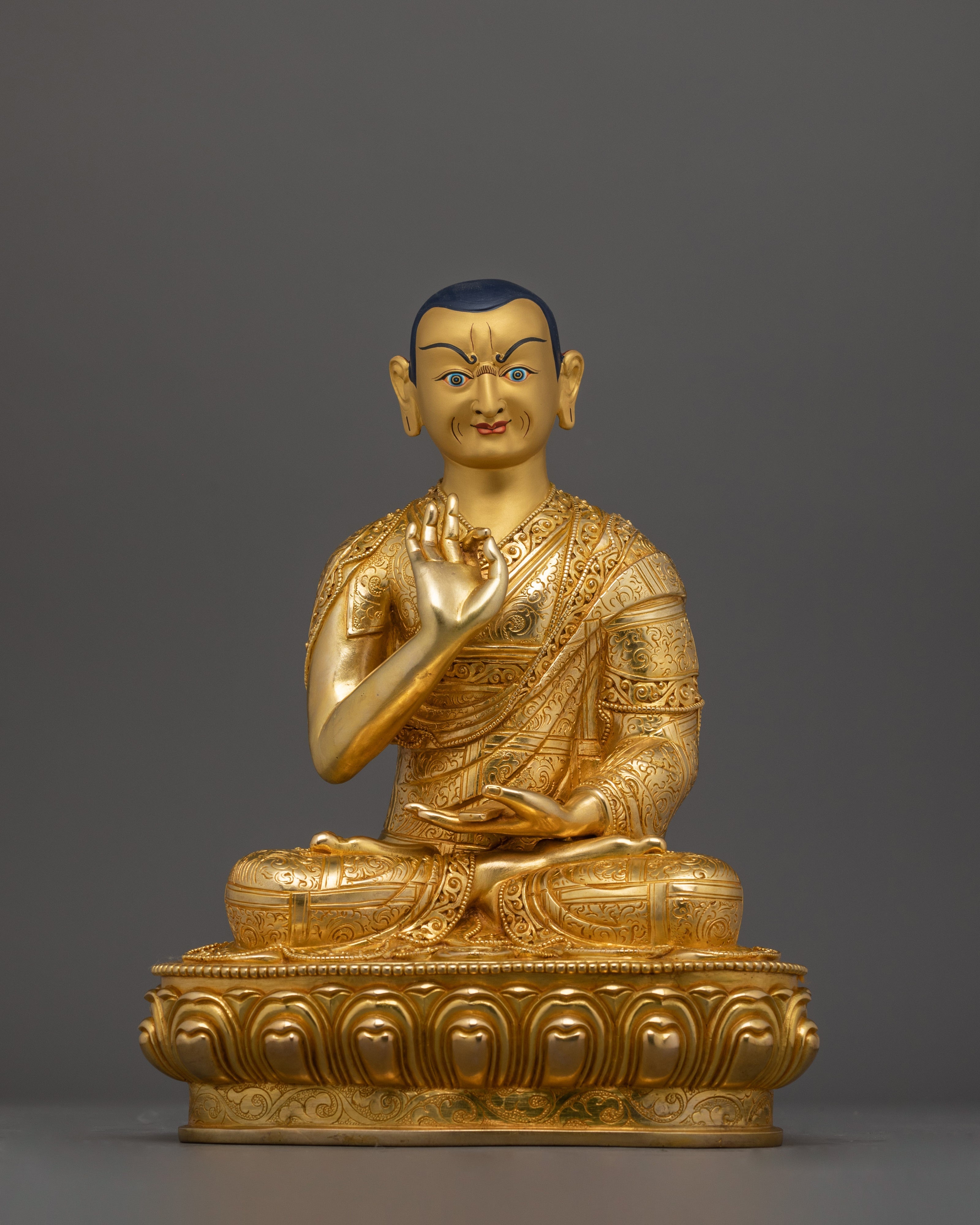 Tsong Khapa Set With His Deciples Life and Teachings | Gyaltsab Je and Khedrup Je