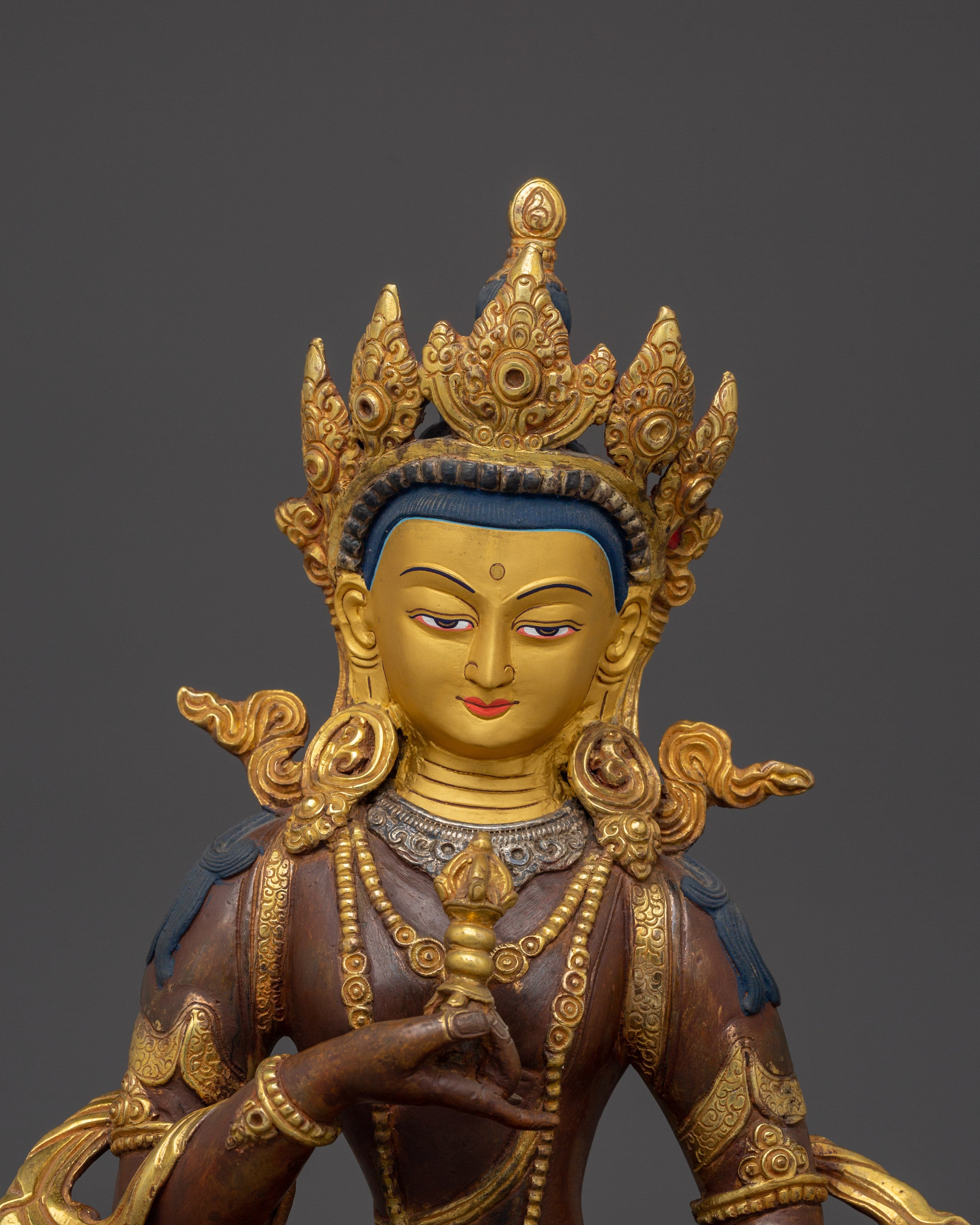 Golden Guru Vajrasattva Sacred Deity | Guardian of Enlightenment