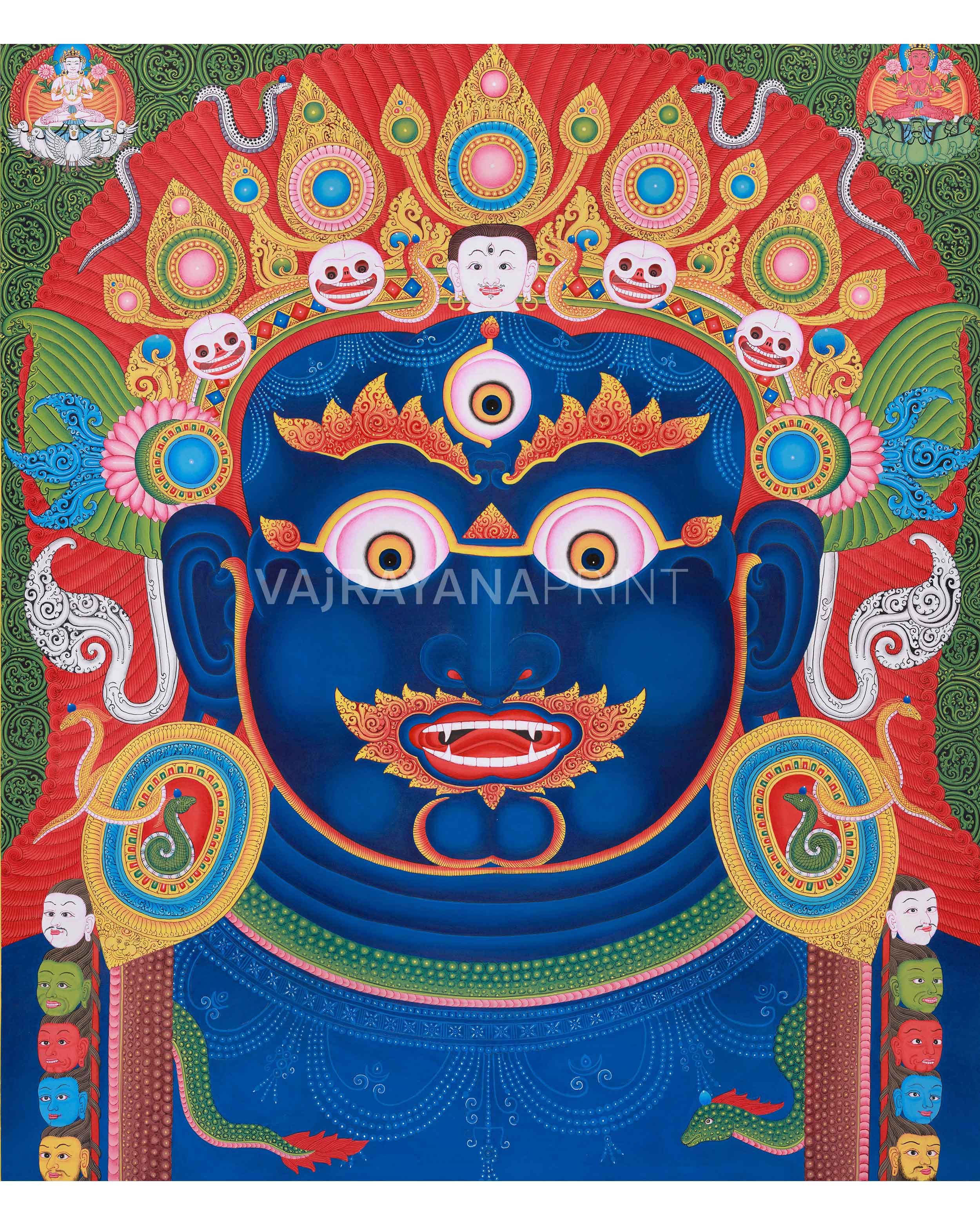 Bhairav Thangka Print