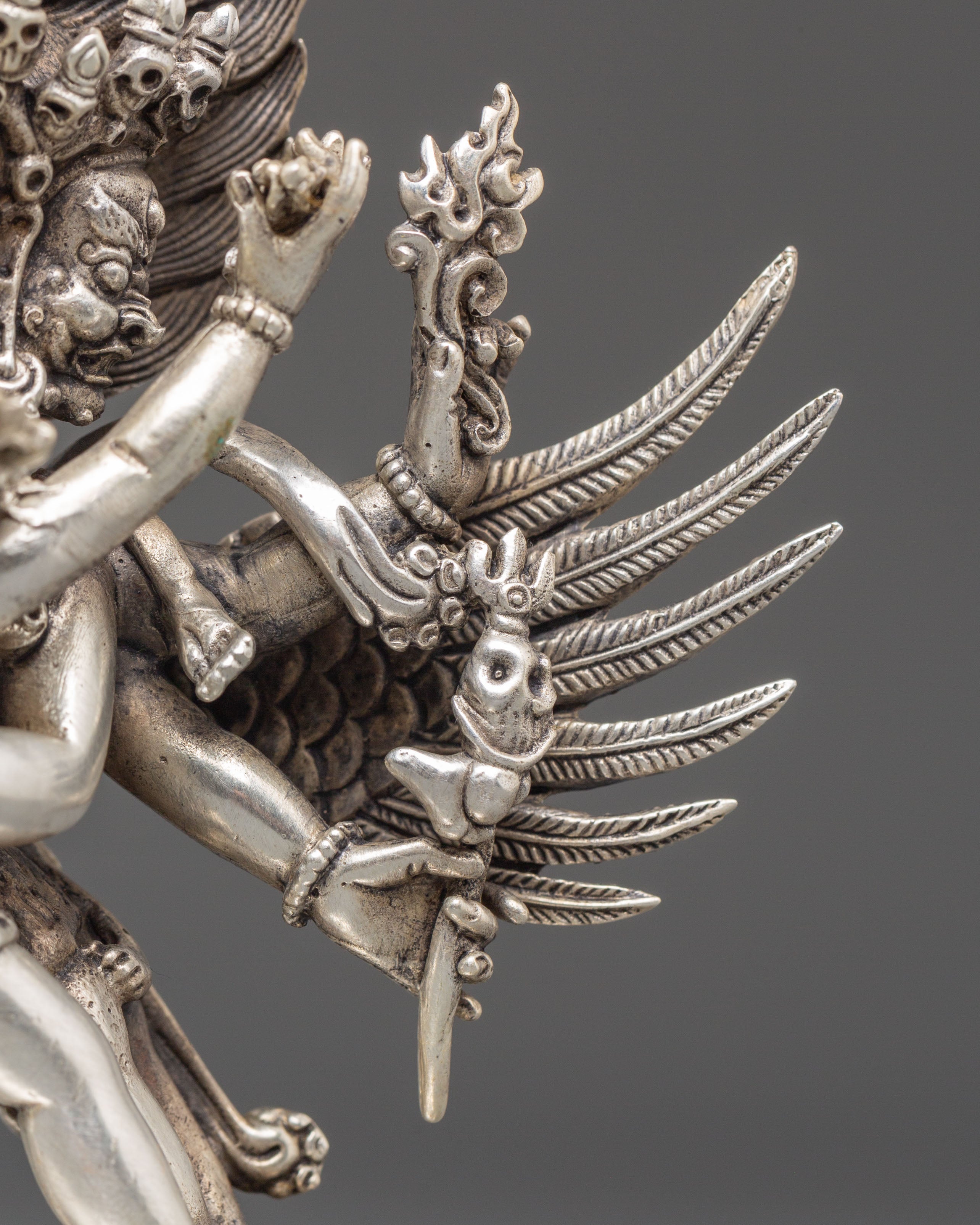 Tibetan Vajrakilaya Deity Statue | Buddhist Tantric Protector Sculpture