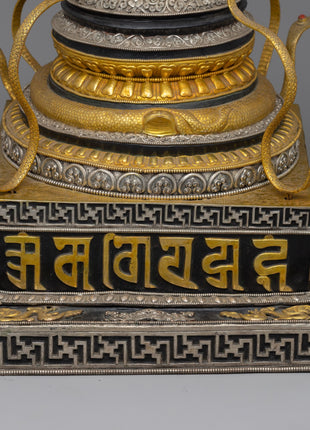 Decorative Buddhist Stupa Sculpture | Symbol of Peace and Enlightenment, for Home Decor