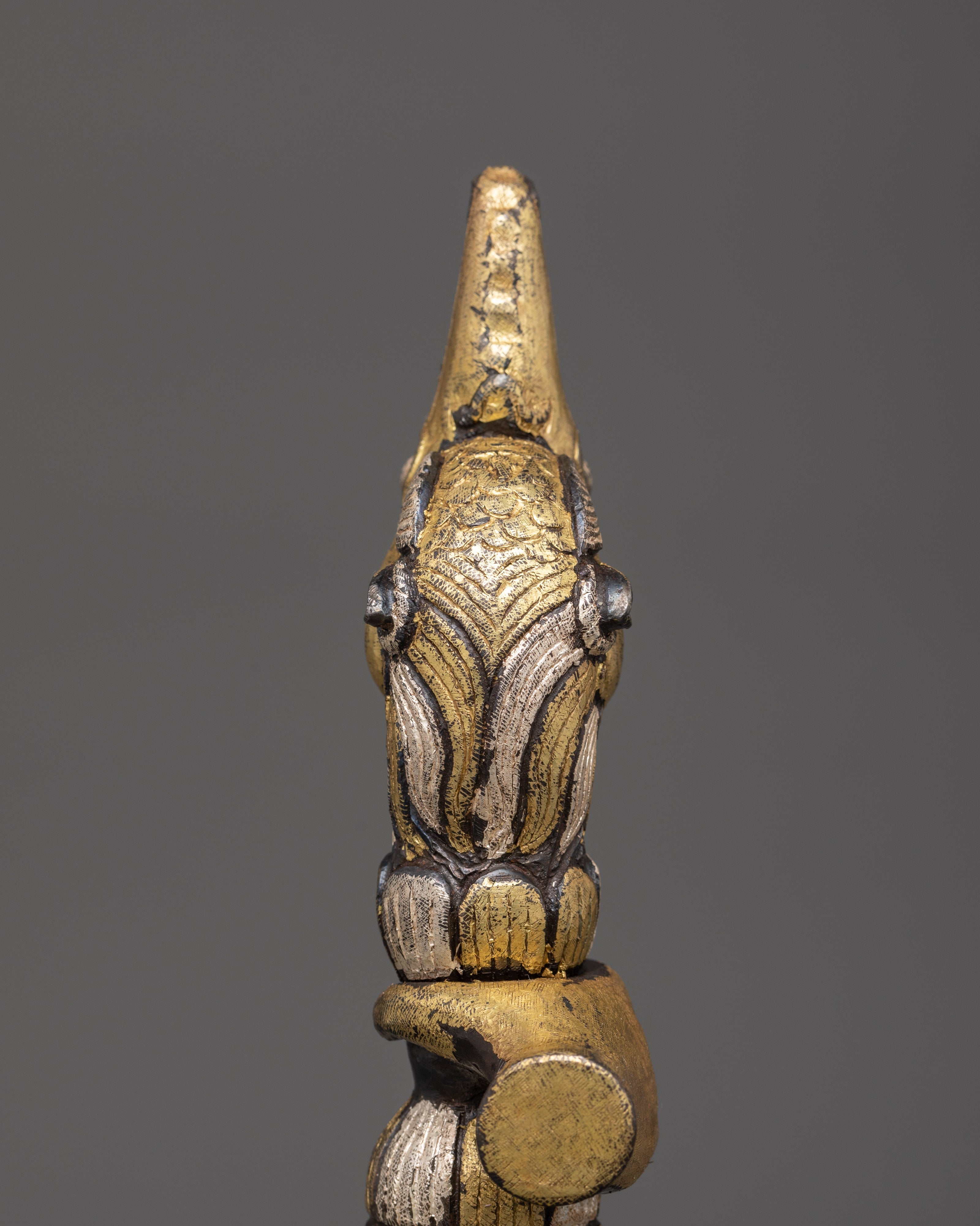Phurba with Makara Head | Ritual Dagger of Protection and Power