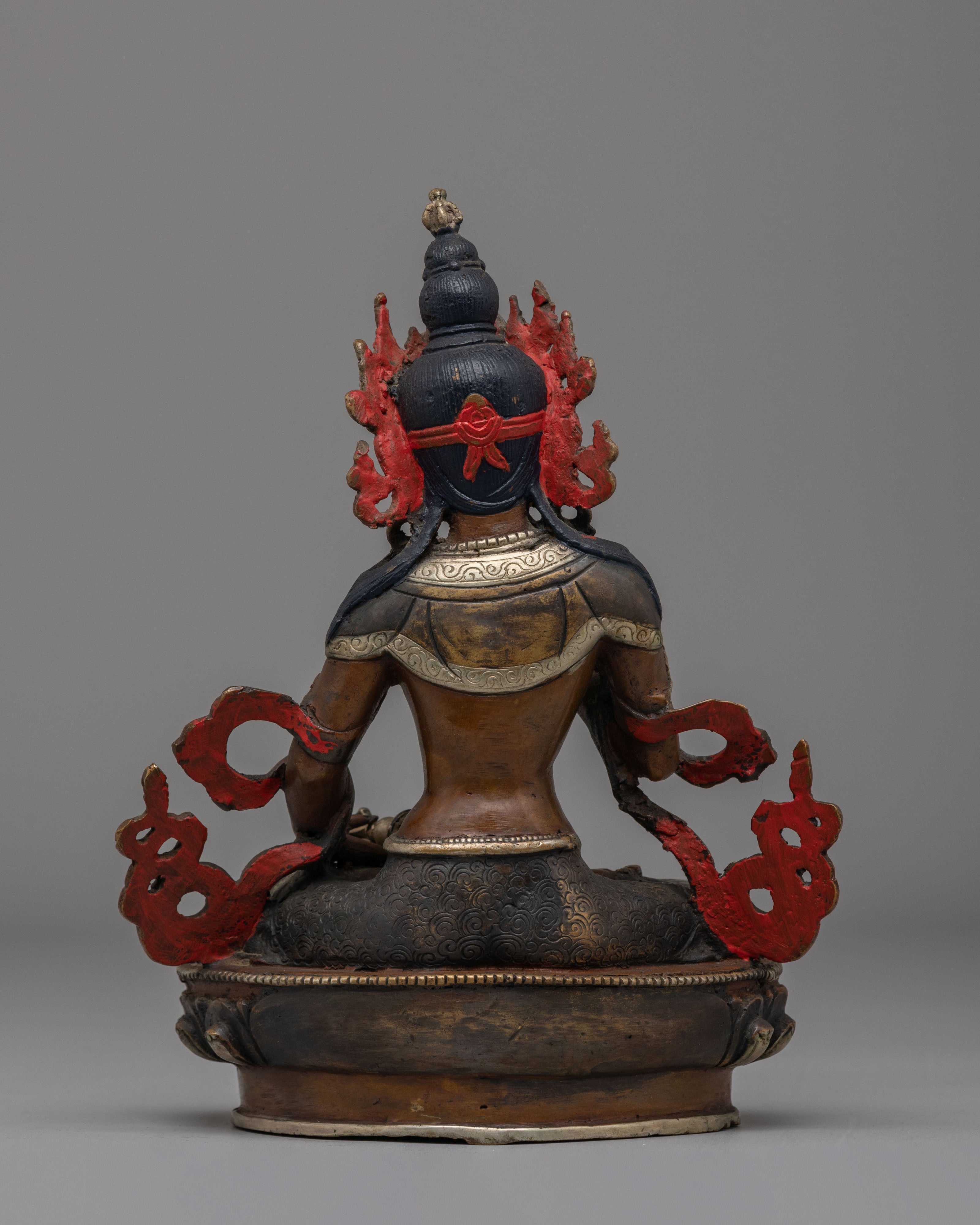 Sacred Tibetan Vajrasattva Purification Statue | Tibetan Buddhist Purification Deity