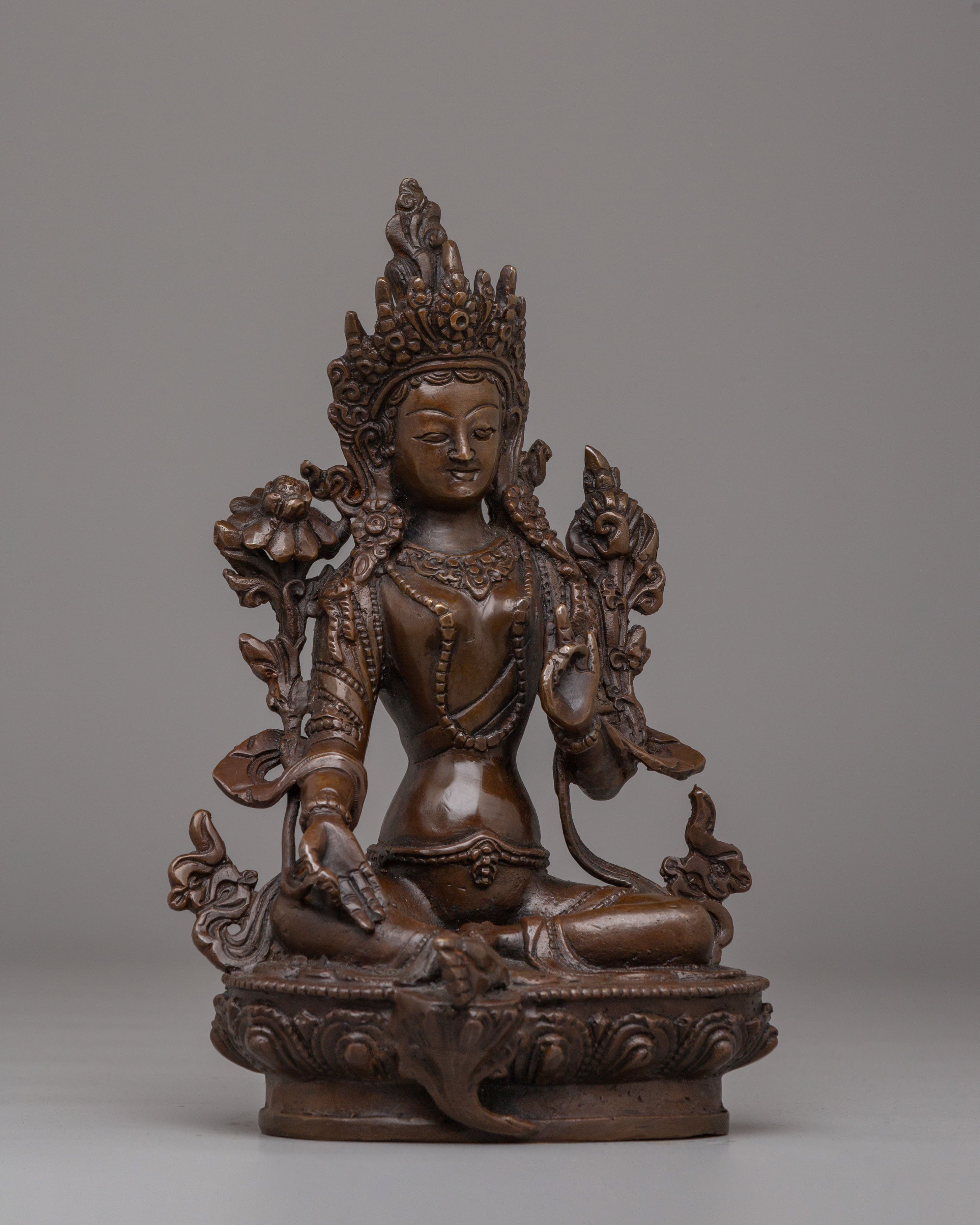 Tibetan Handmade Shyama Tara Statue | Mother of All Buddhas