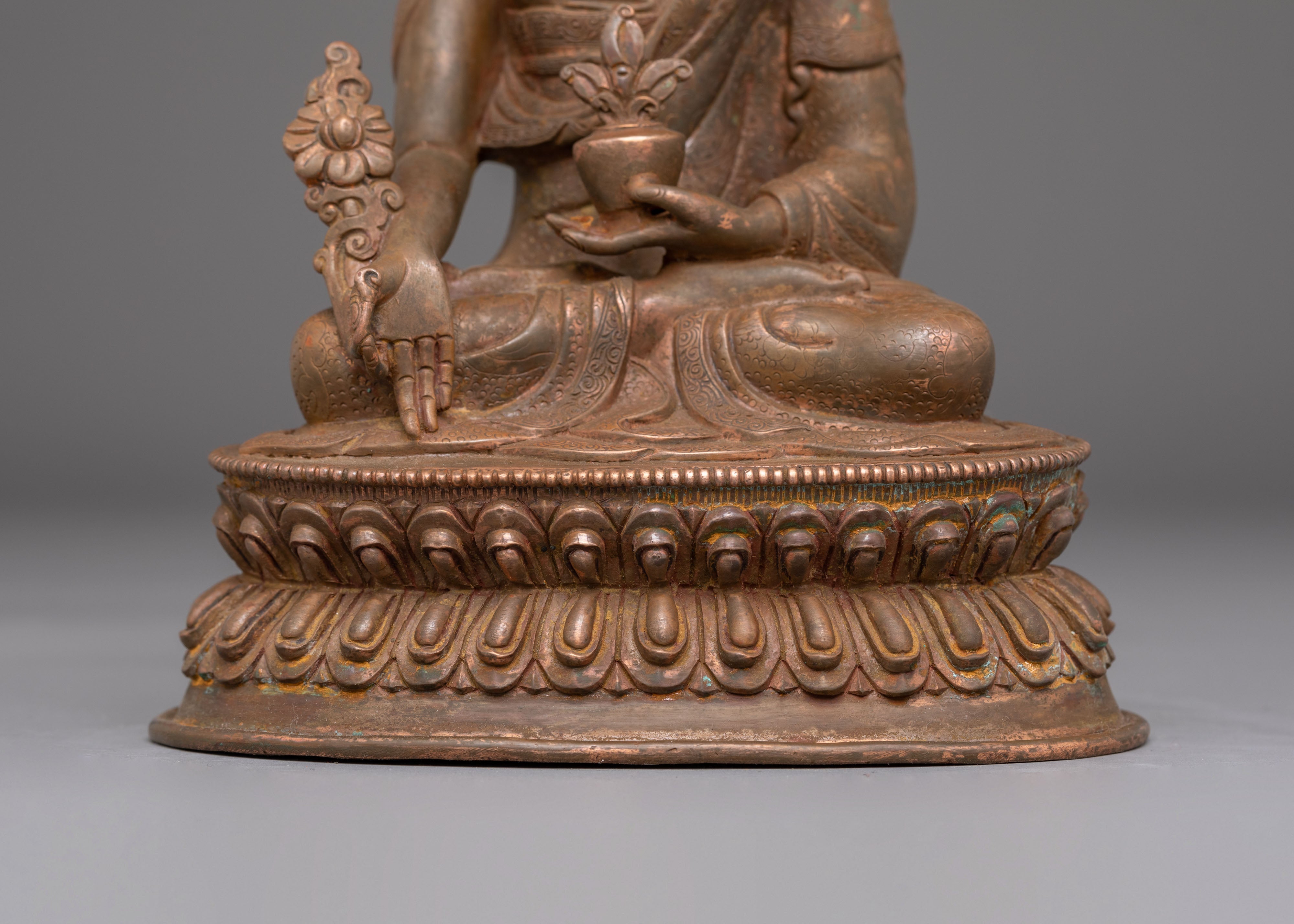 Medicine Buddha Handcrafted Sculpture | Healer of Body and Mind