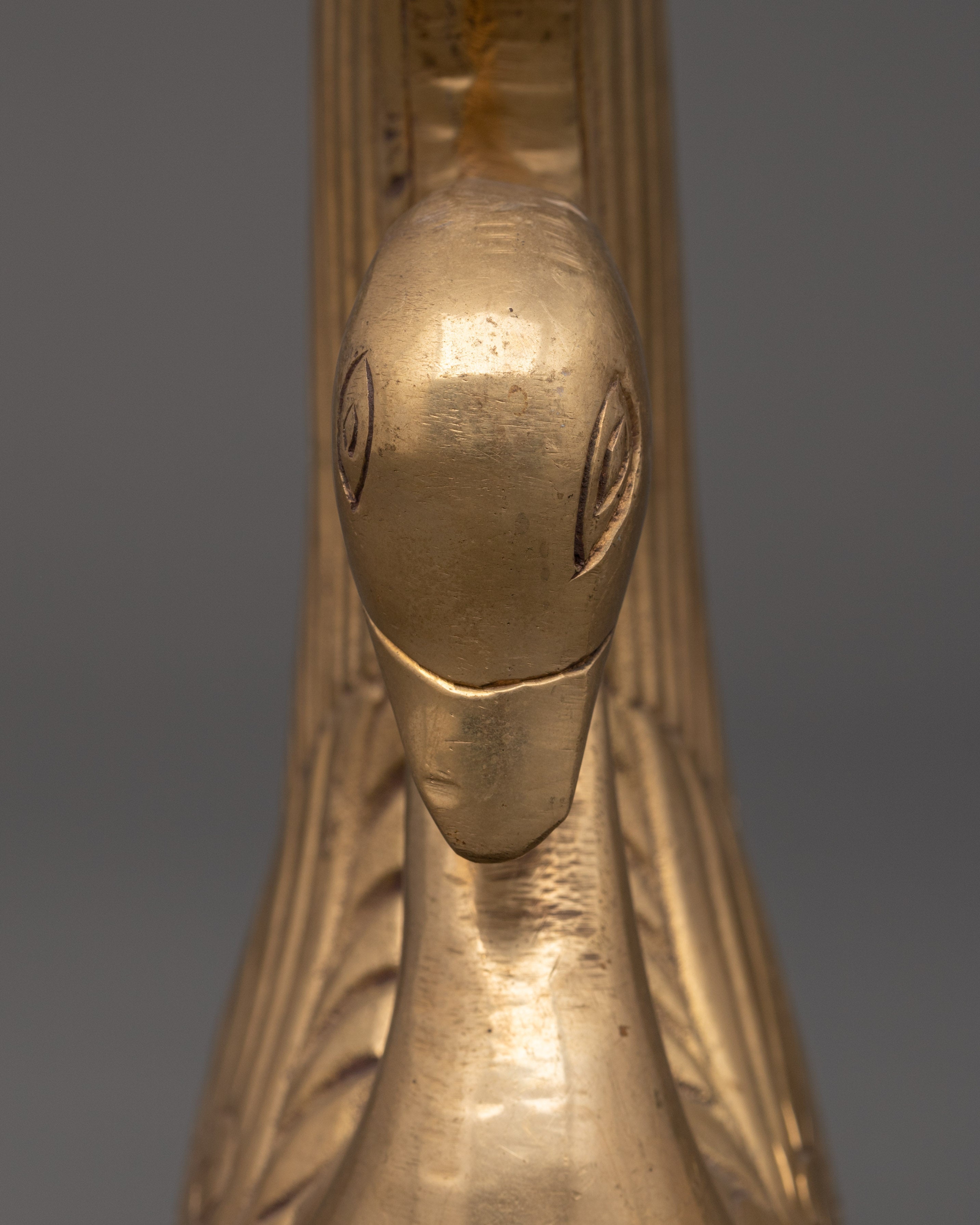 Brass Swan Sculpture for Home Decor | Symbol of Grace & Purity