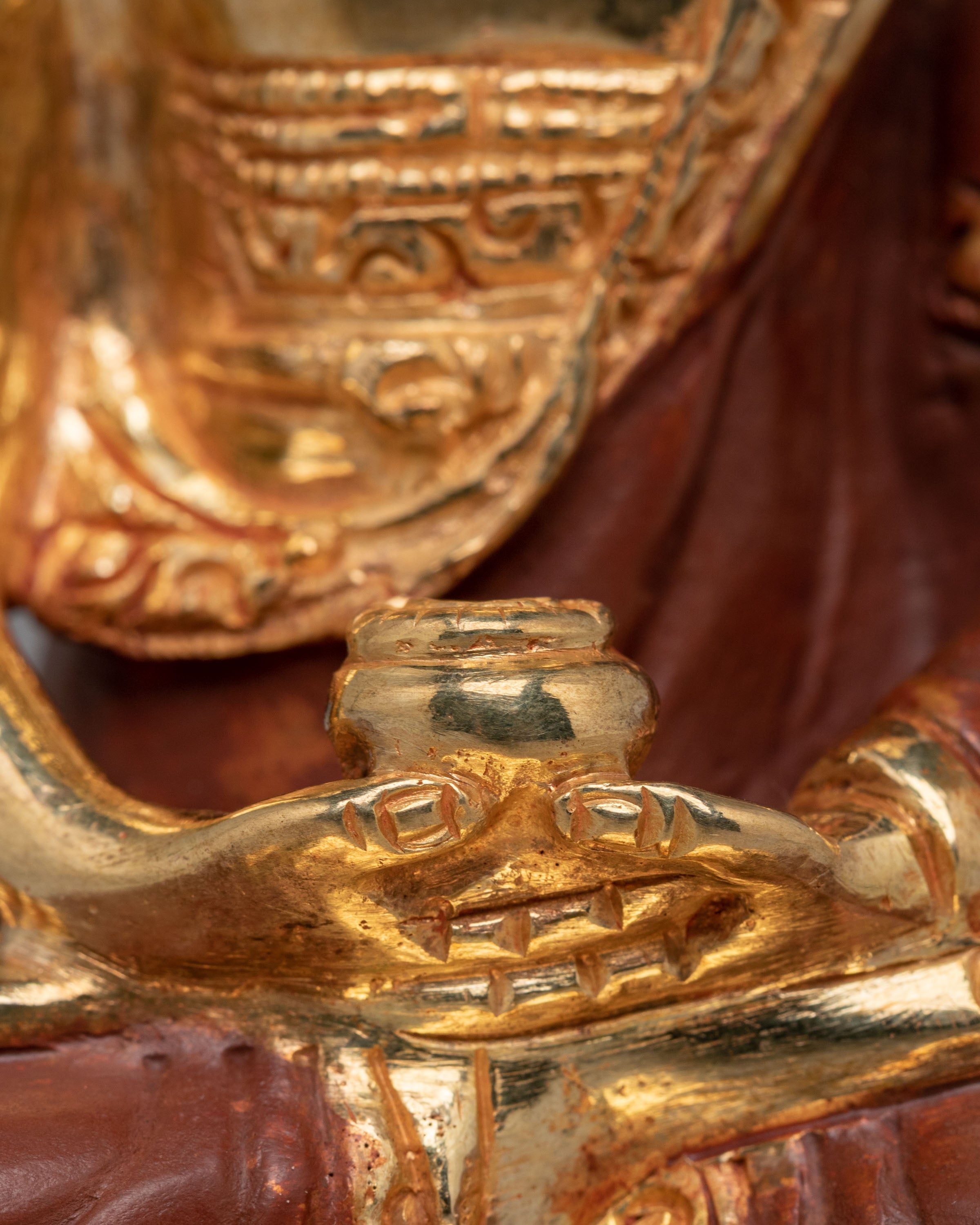 Gold Plated Three Buddha Set | Shakyamuni, Medicine Buddha & Amitabha Altar Decor