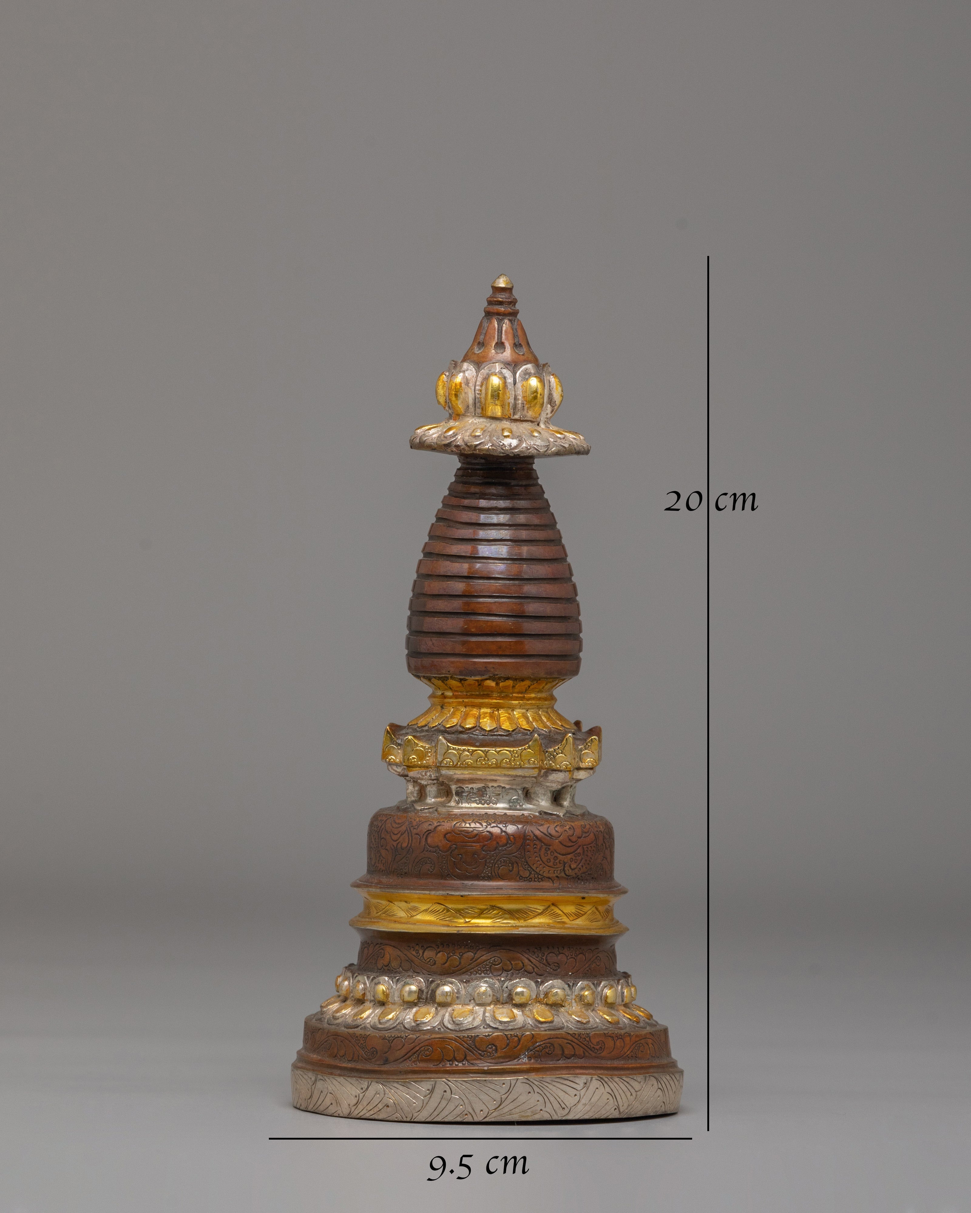 Spiritual Handmade Buddhist Stupa | Sacred Symbol of Enlightenment