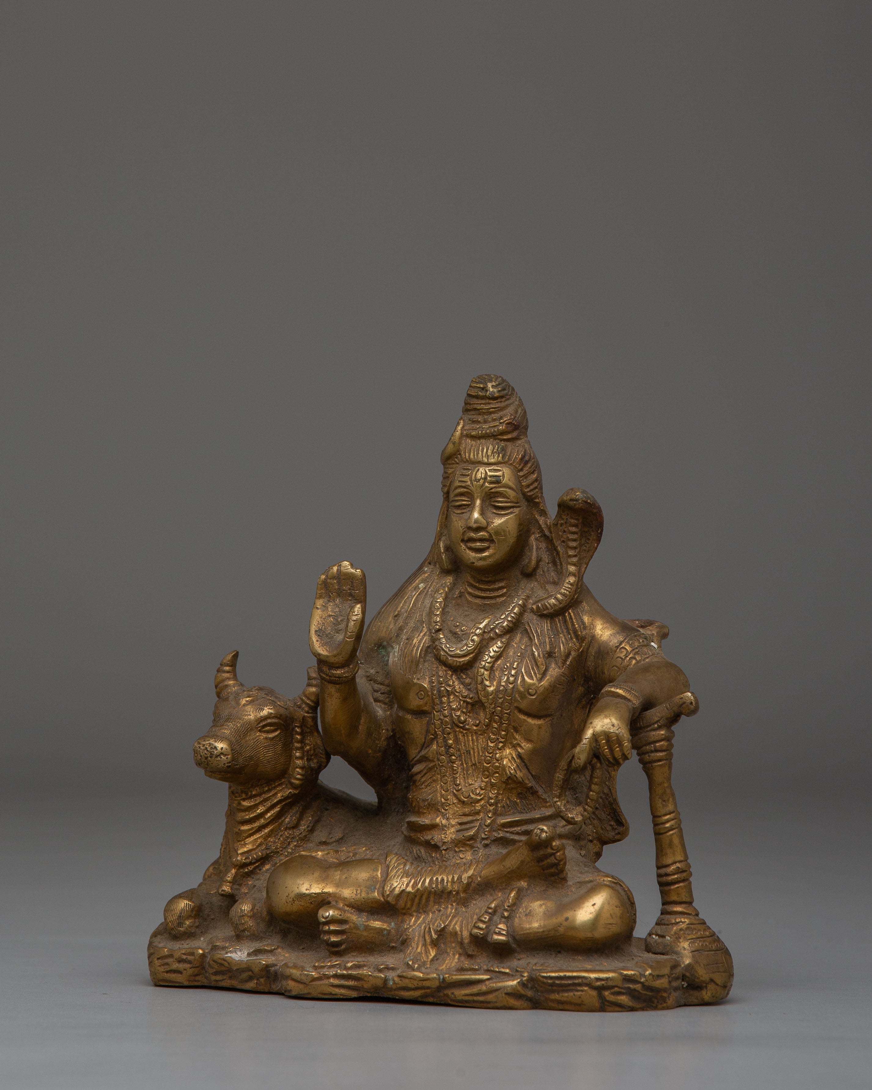 Handmade Brass Shiva Statue | Hindu Deity