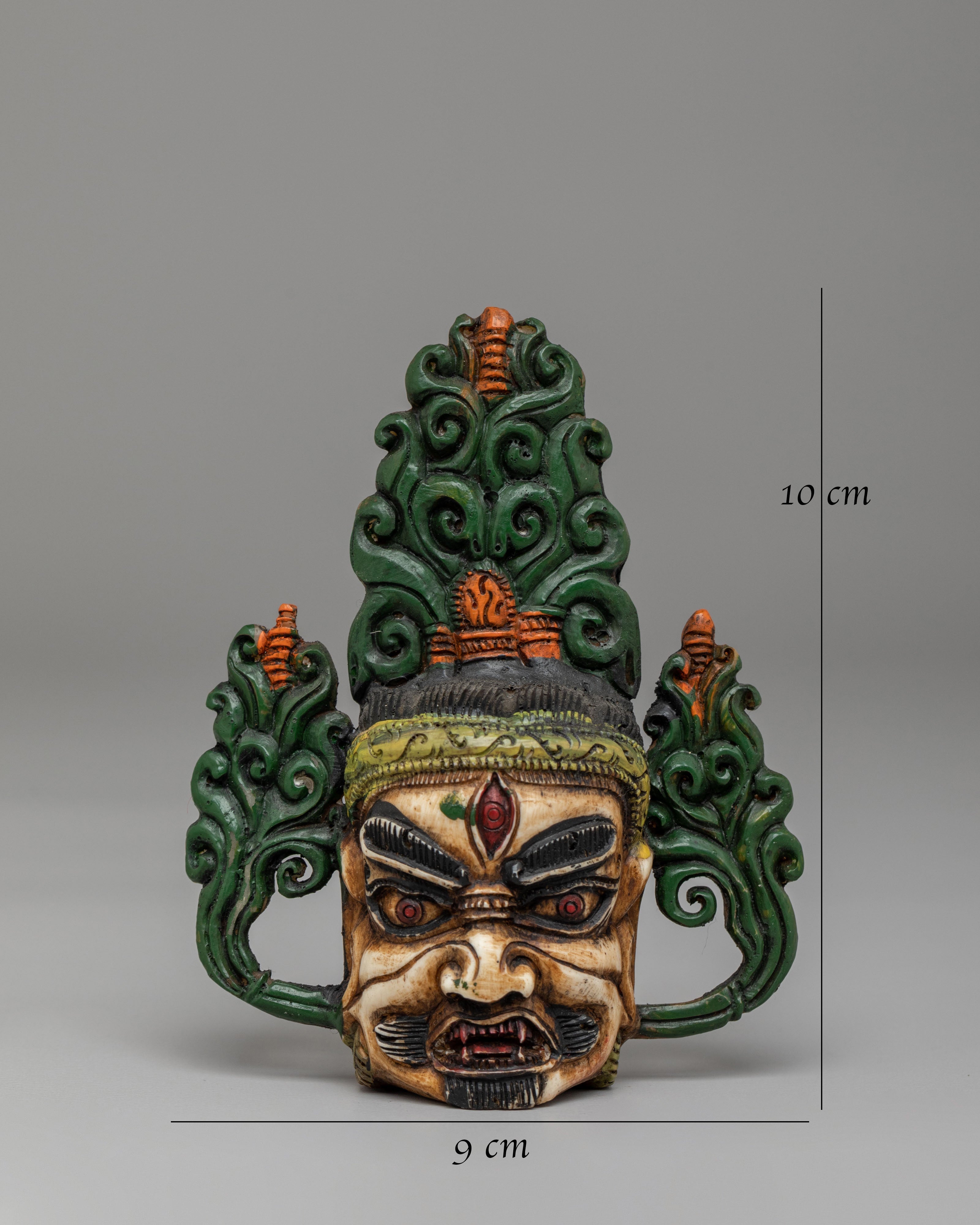 Handcrafted Mahakala Head | Tibetan Art
