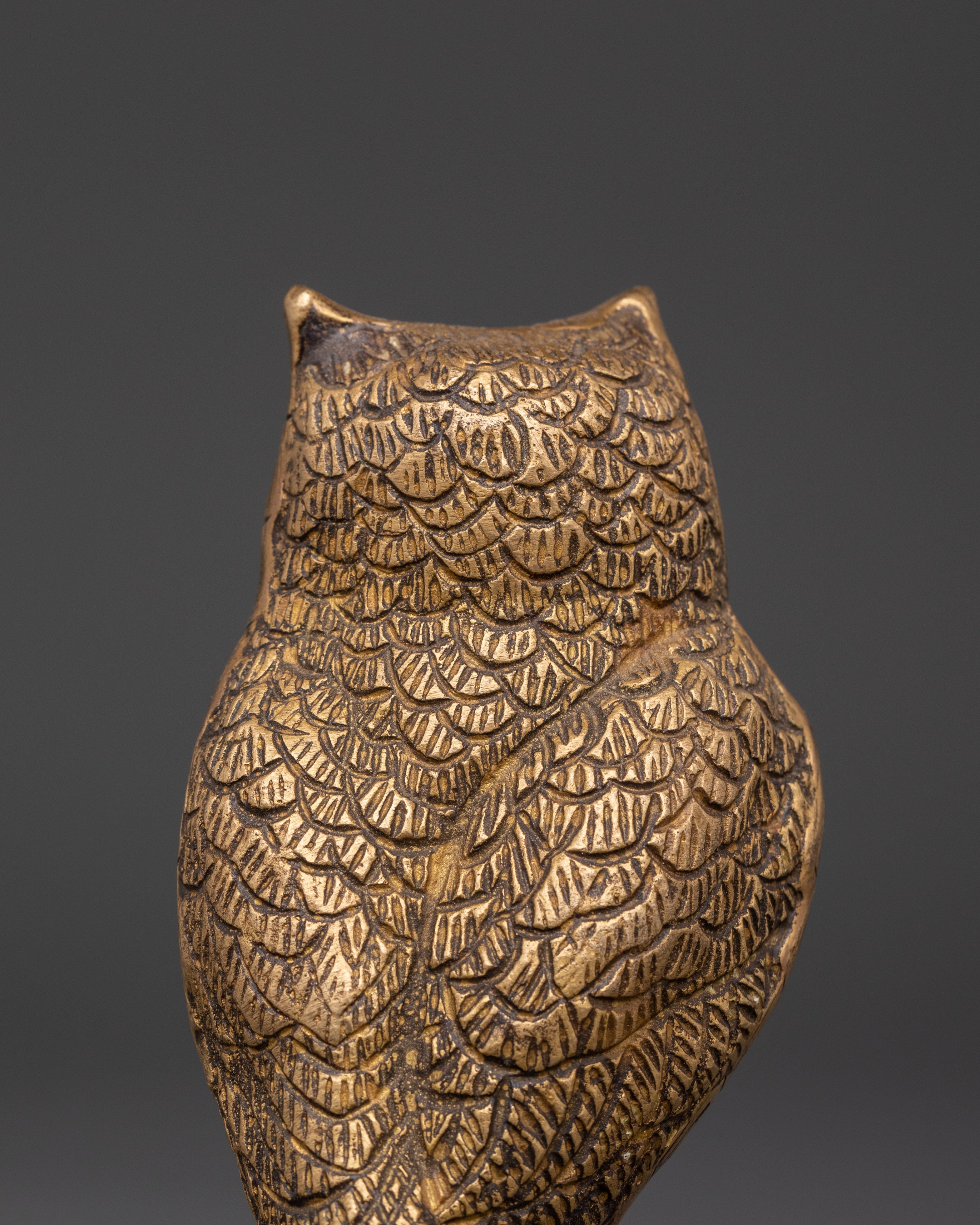 Decorative Owl Figurine | Spiritual Symbol & Good Luck Accent Piece