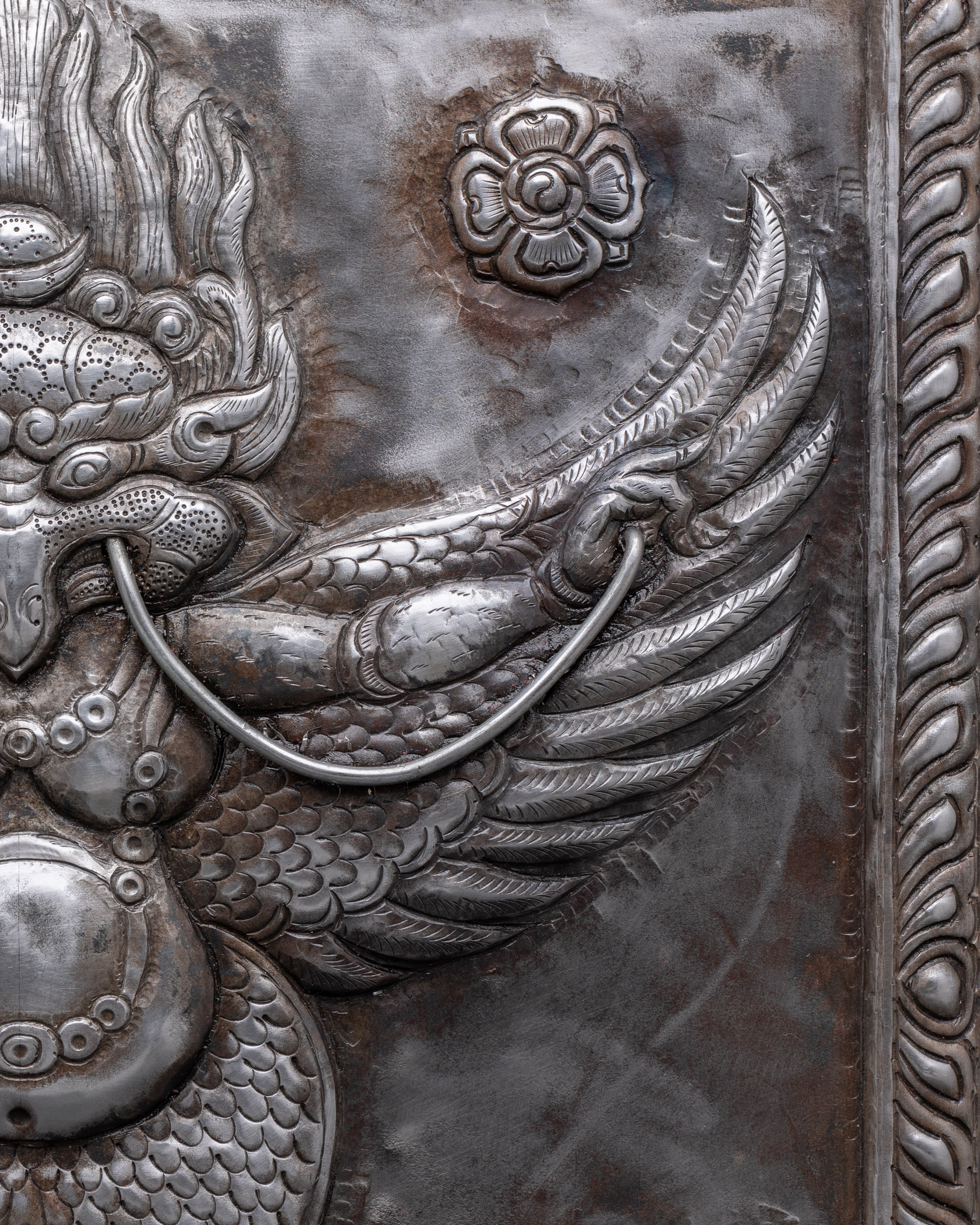 Garuda Iron sculpture Wall Hanging | Spiritual Home Decor