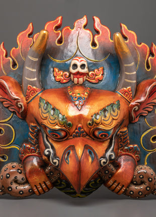 Garuda Wall Hanging Mask | Symbol of Power & Protection