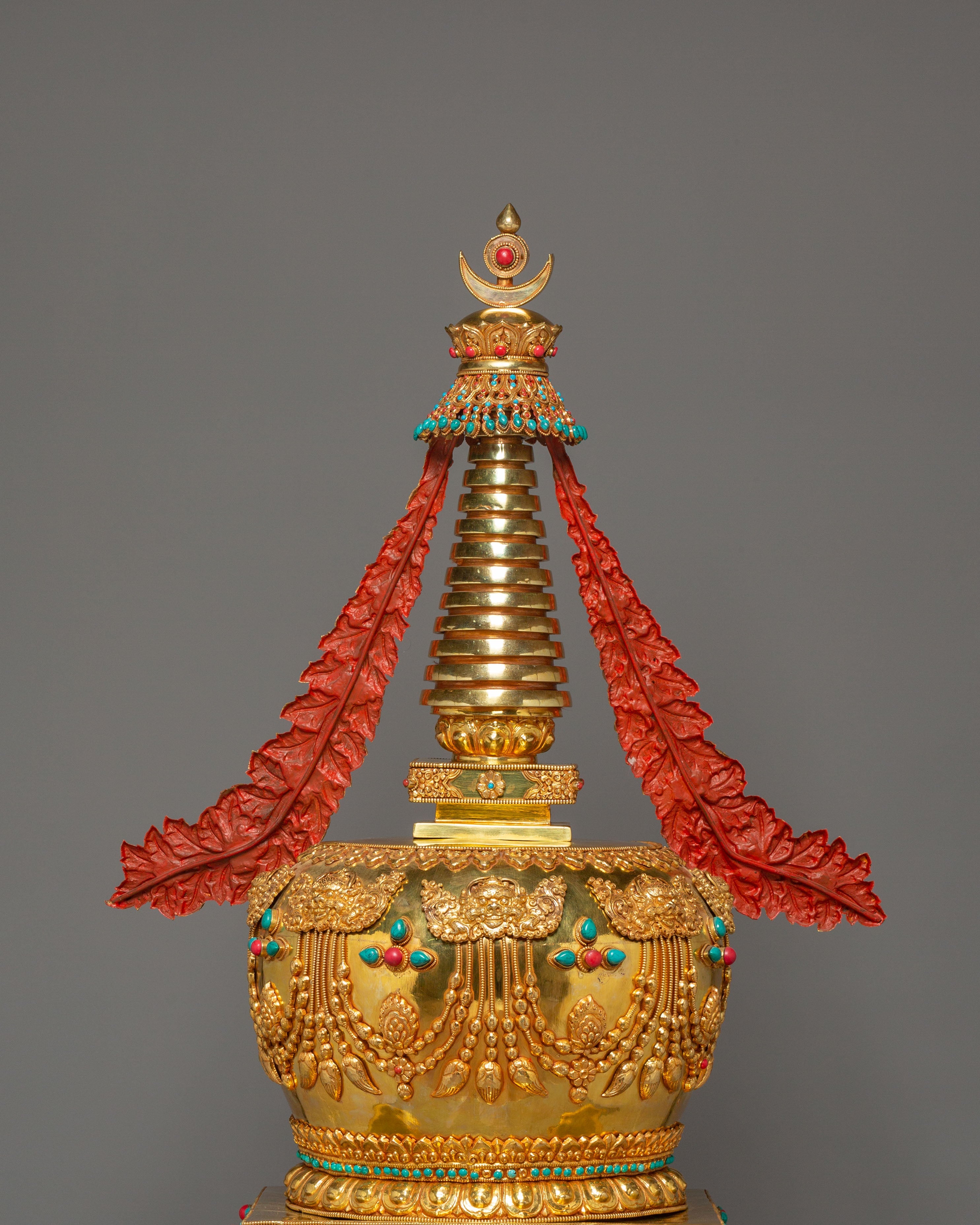 Golden Stupa for Atlar | Symbol of Wisdom