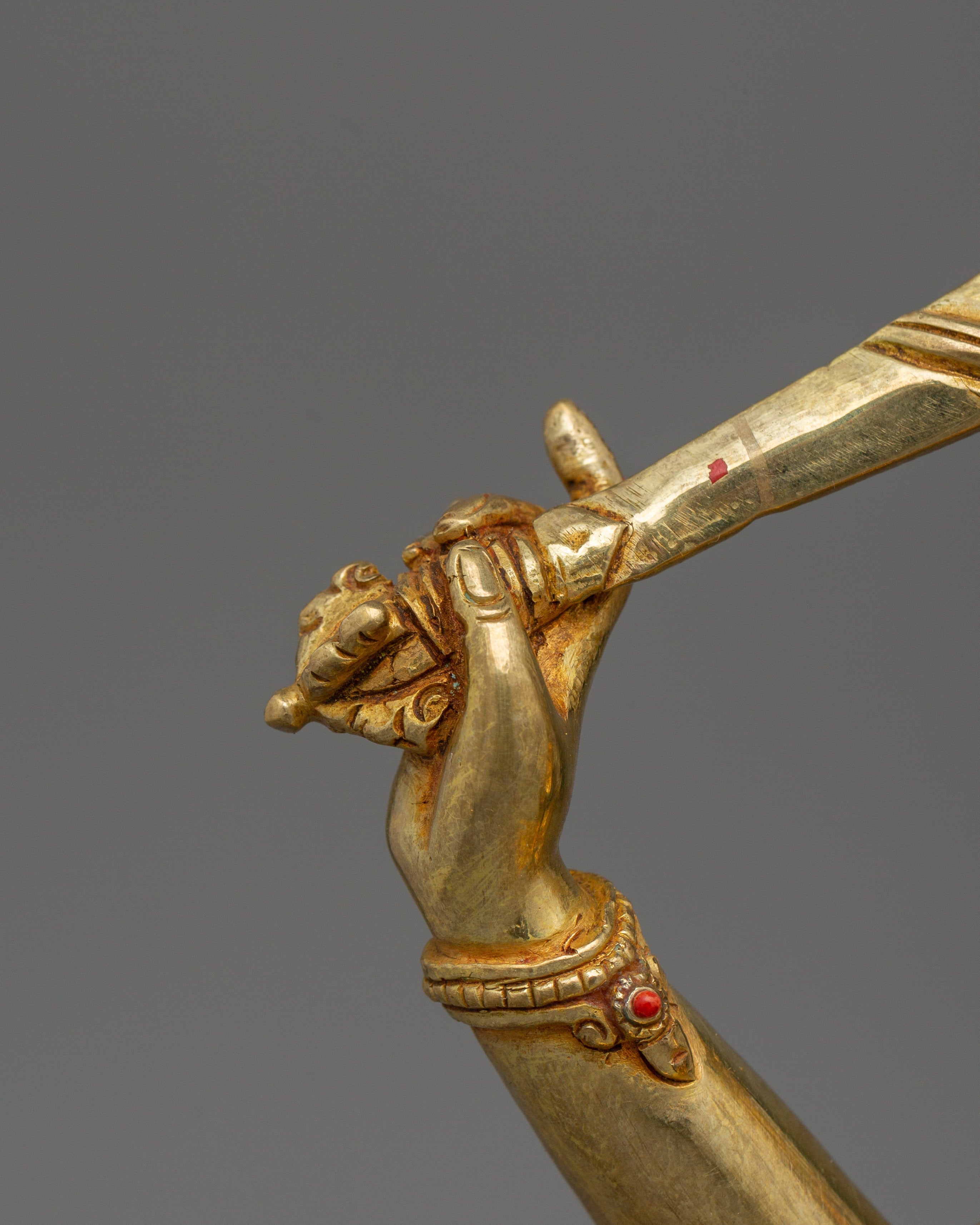 Handmade Sculpture of Manjushri |  Representing the perfection of wisdom
