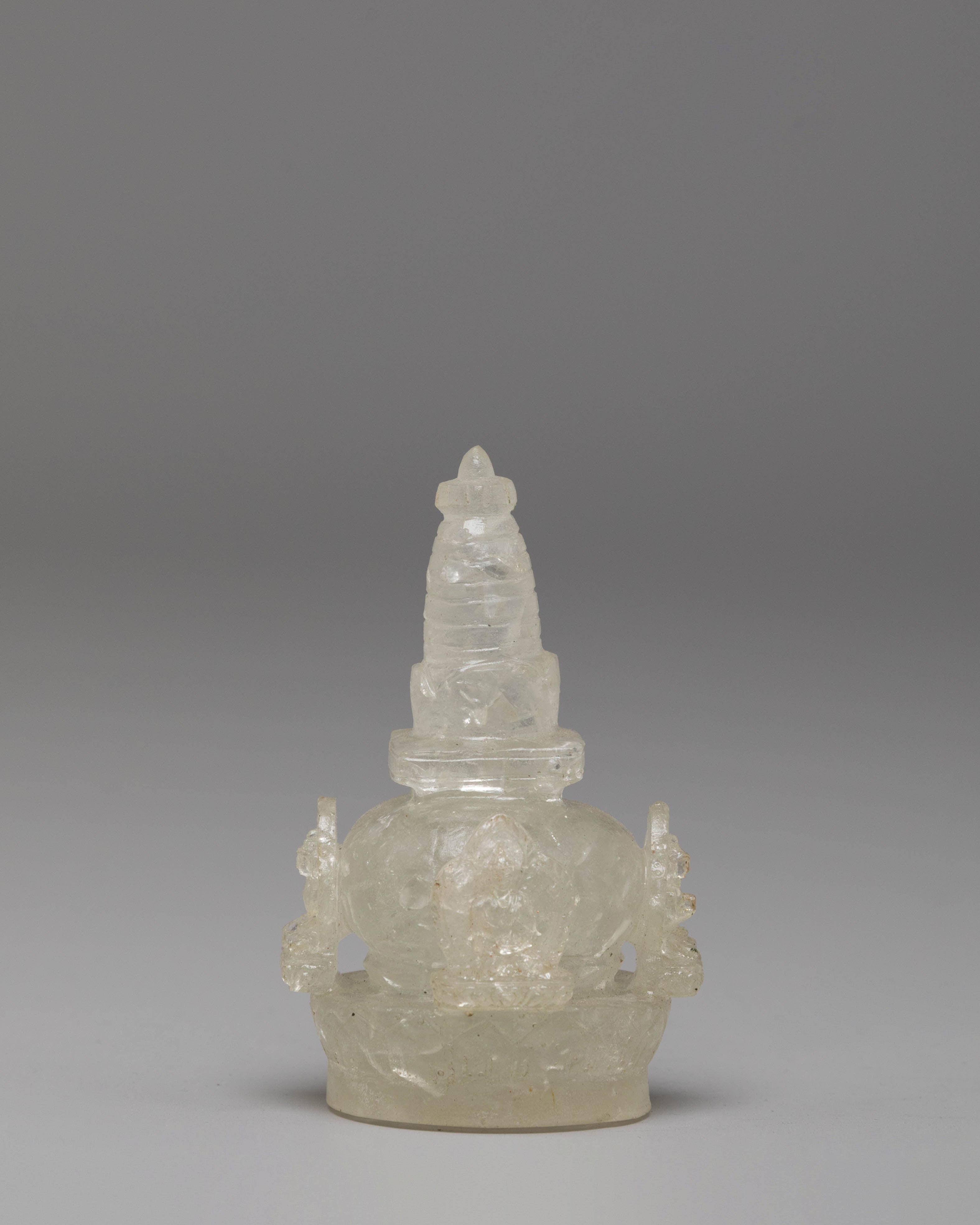 Stupa and Lion Set for Decor | Symbol of Protection