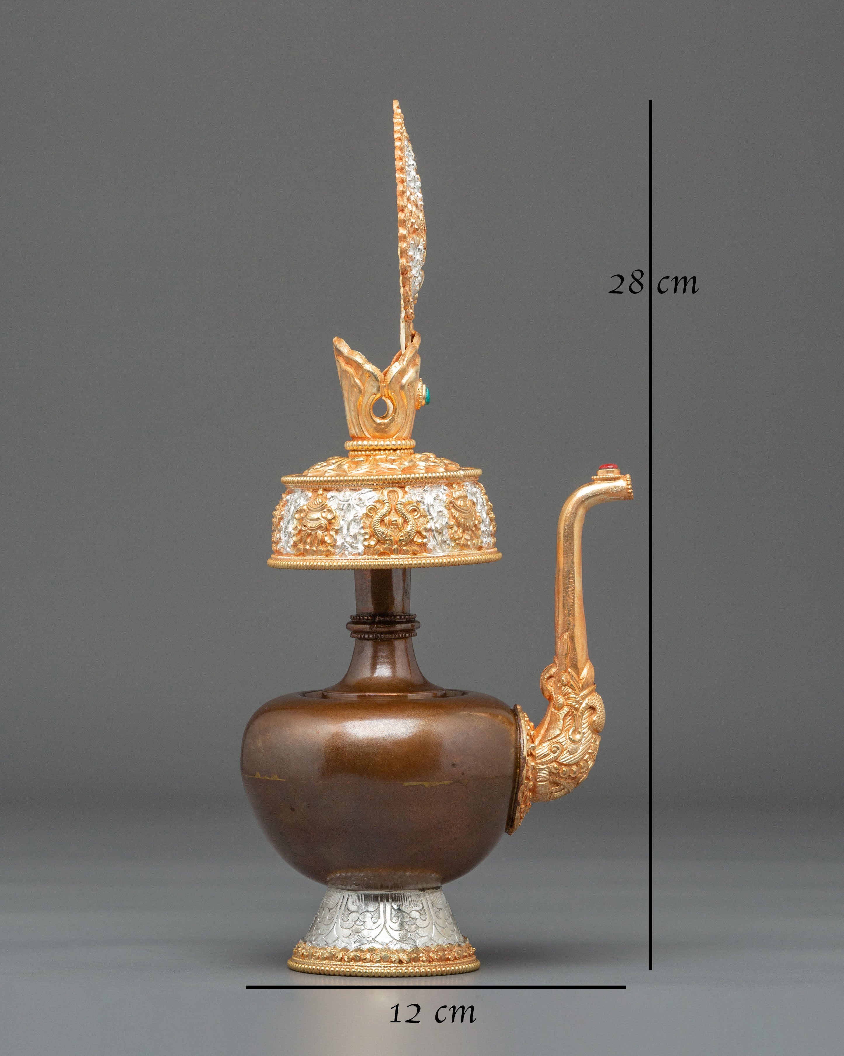 Tibetan Ceremonial Bhumba Set | Buddhist Ritual Offering Vessel