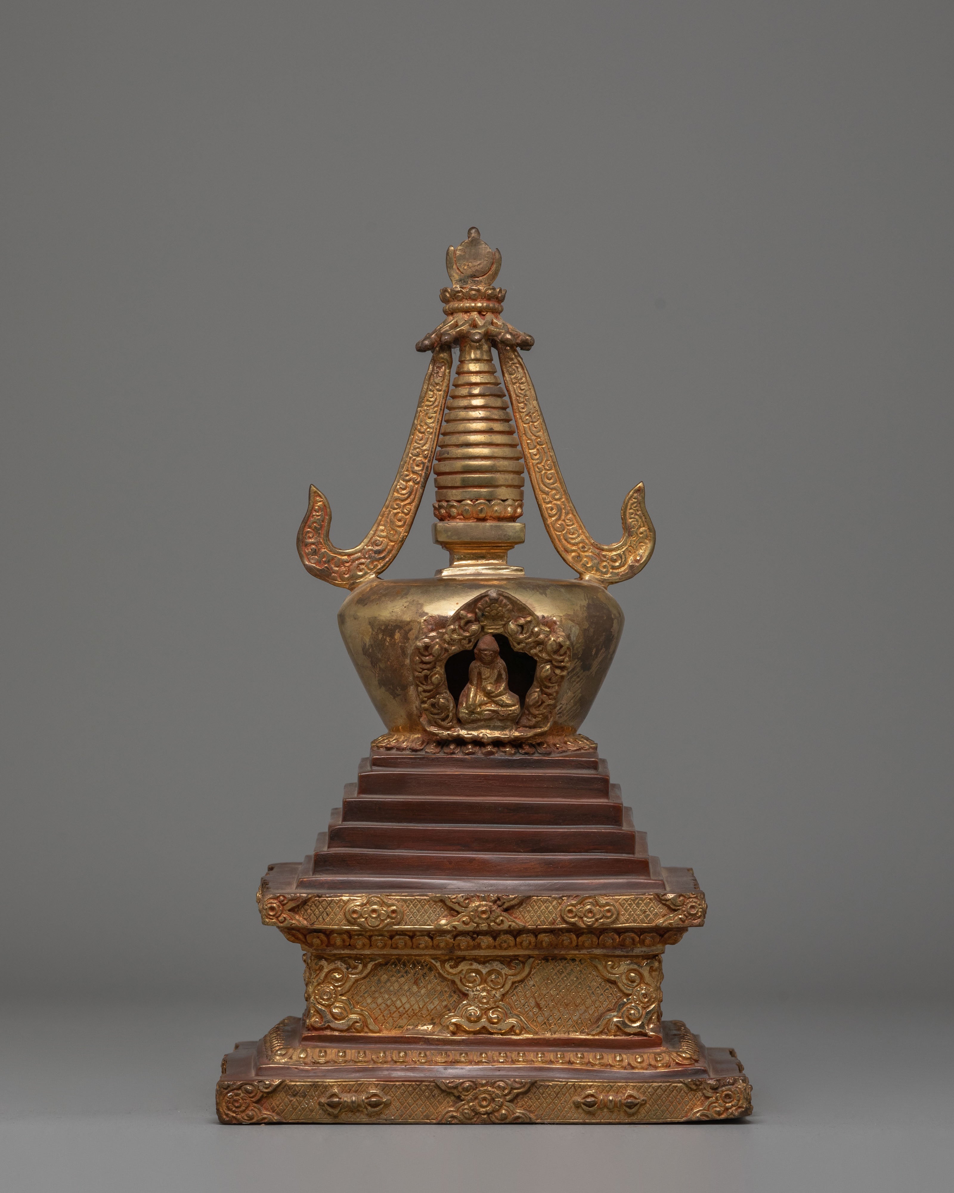 Spiritual Stupa Decor | Buddhist Ritual Artifact