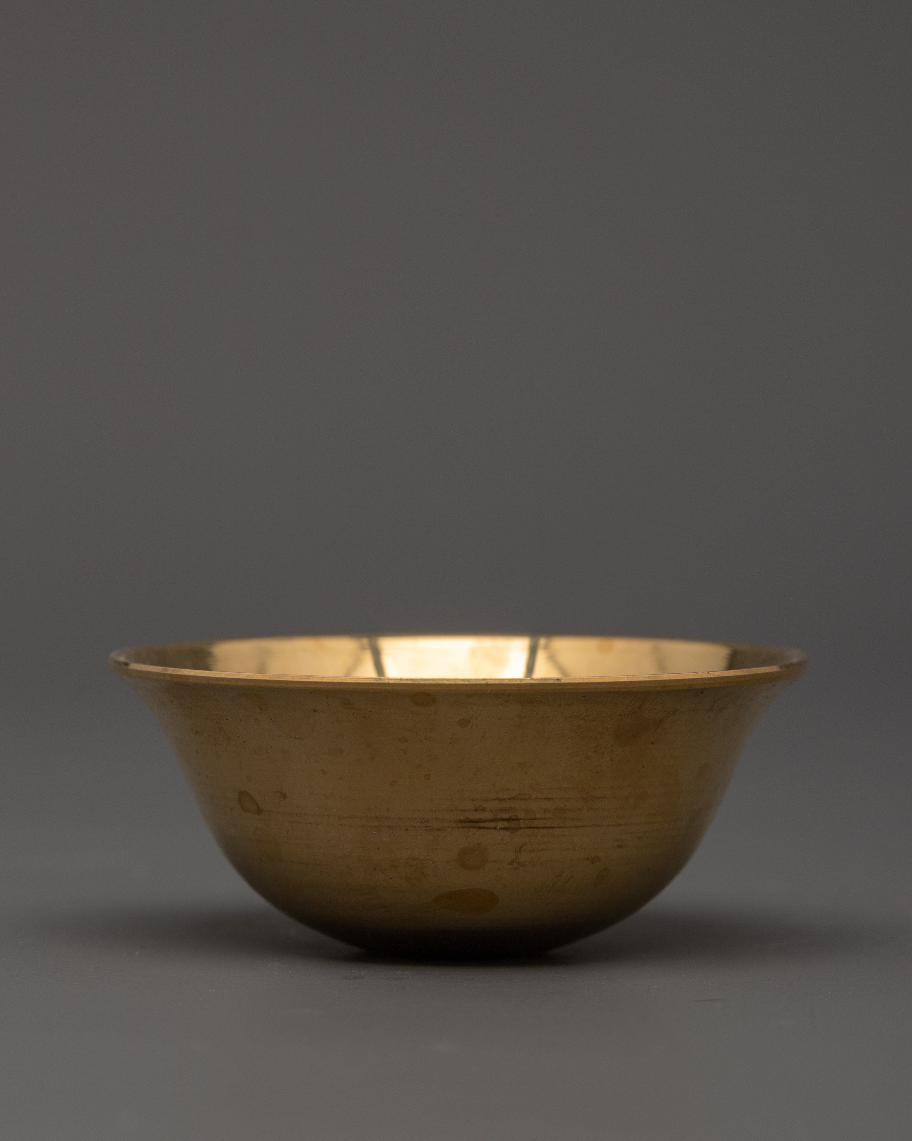 Sacred Brass Buddhist Offering Bowl Set | For Altar Rituals and Meditation