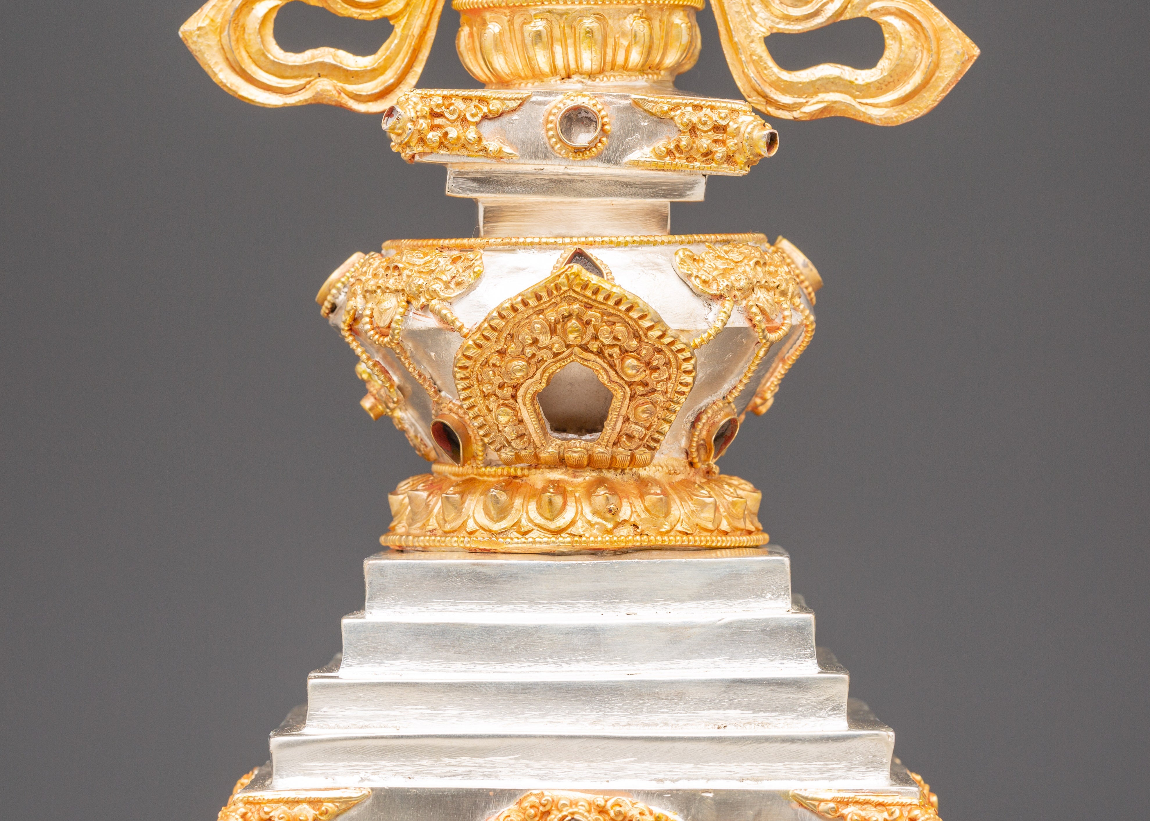 Handmade Stupa for Ritual Ceremonies | Symbol of Enlightenment