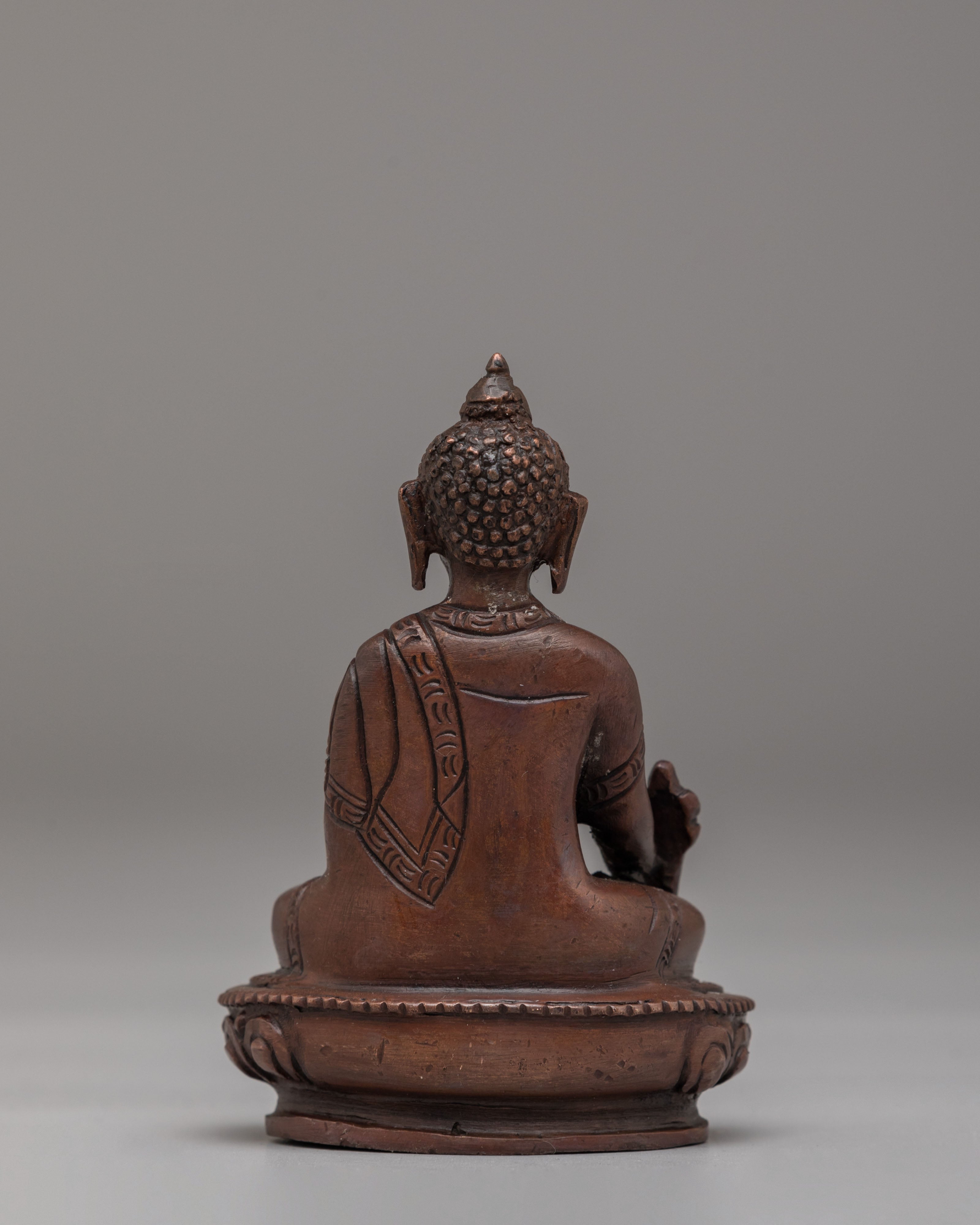 Handcrafted Medicine Buddha Buddhist Statue | Tibetan Healing Deity Sculpture