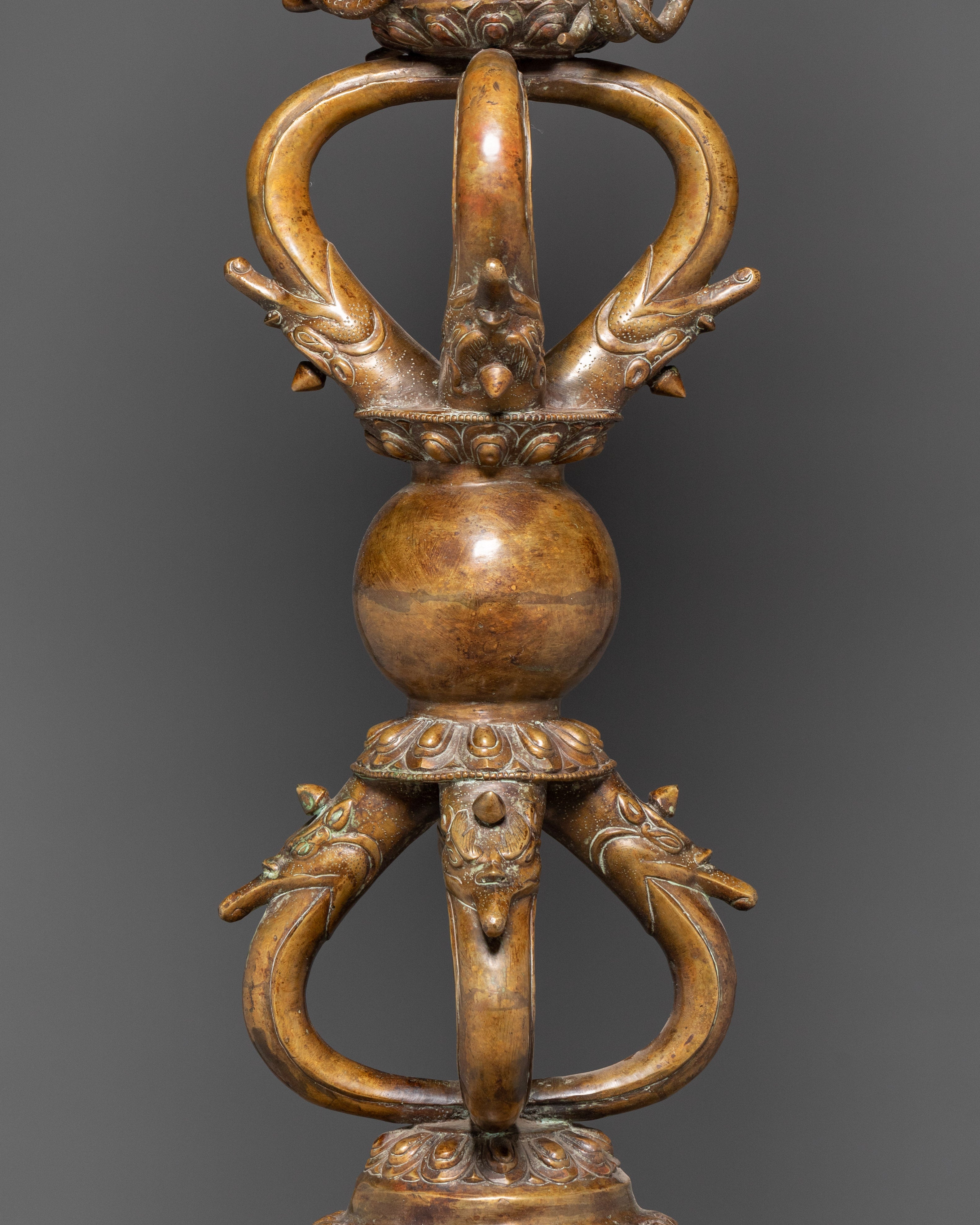 Copper Ceremonial Phurba | Sacred Spiritual Tool for Rituals