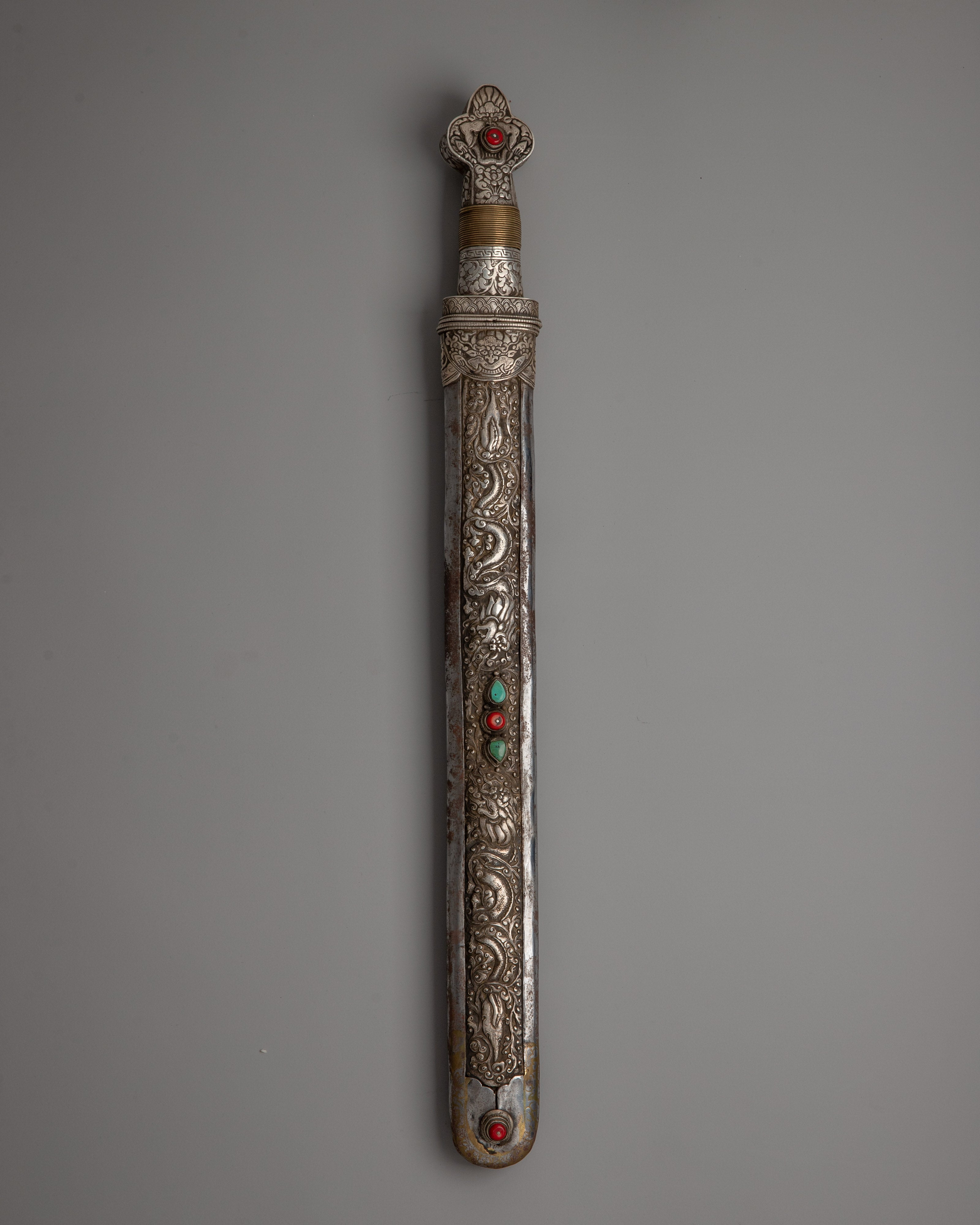 Where Is Ritual Sword A Vintage Buddhist Ritual Sword for Spiritual Practices and Decor | A