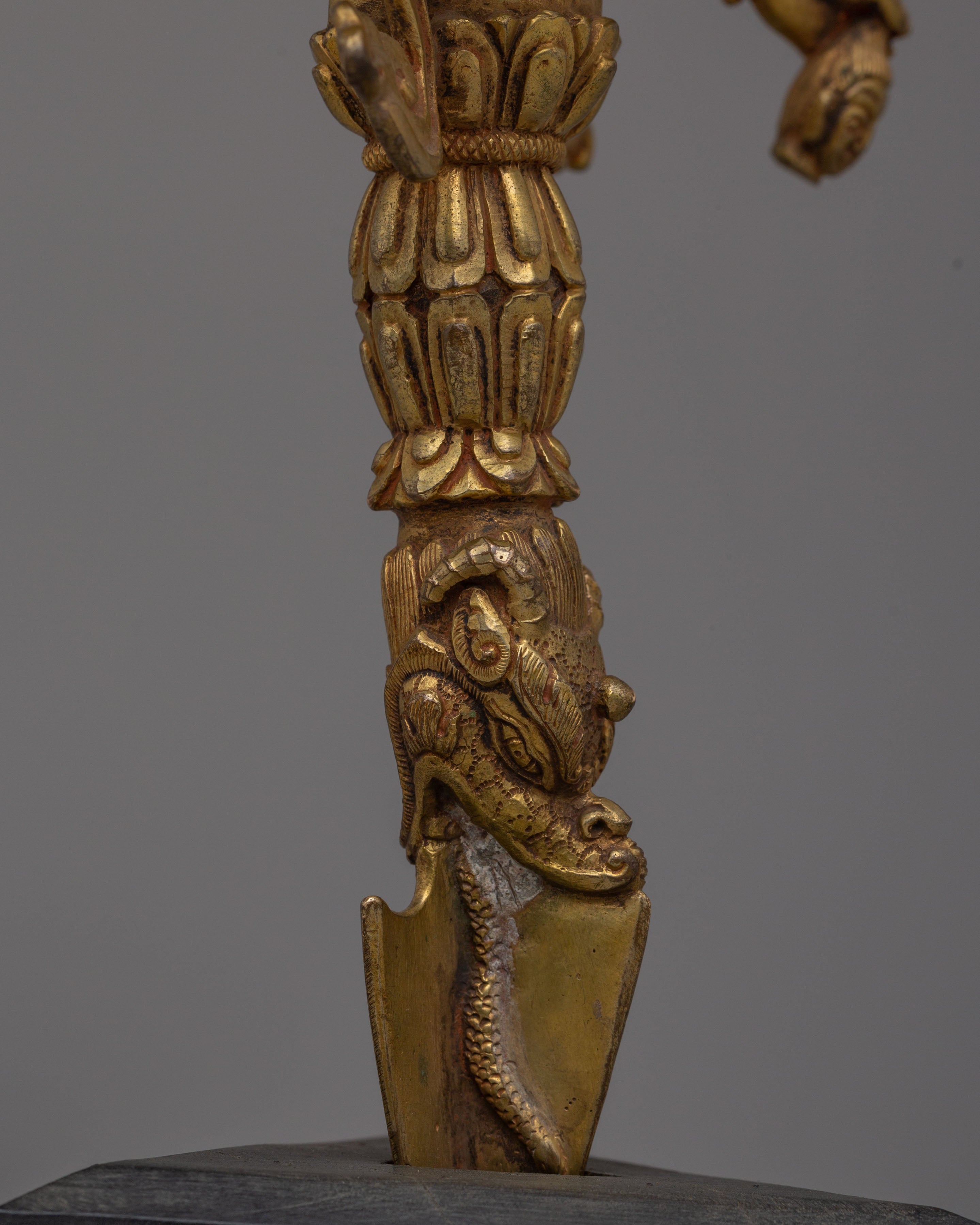 Handmade Mahakala Buddhist Phurba | Sacred Tibetan Ritual Dagger