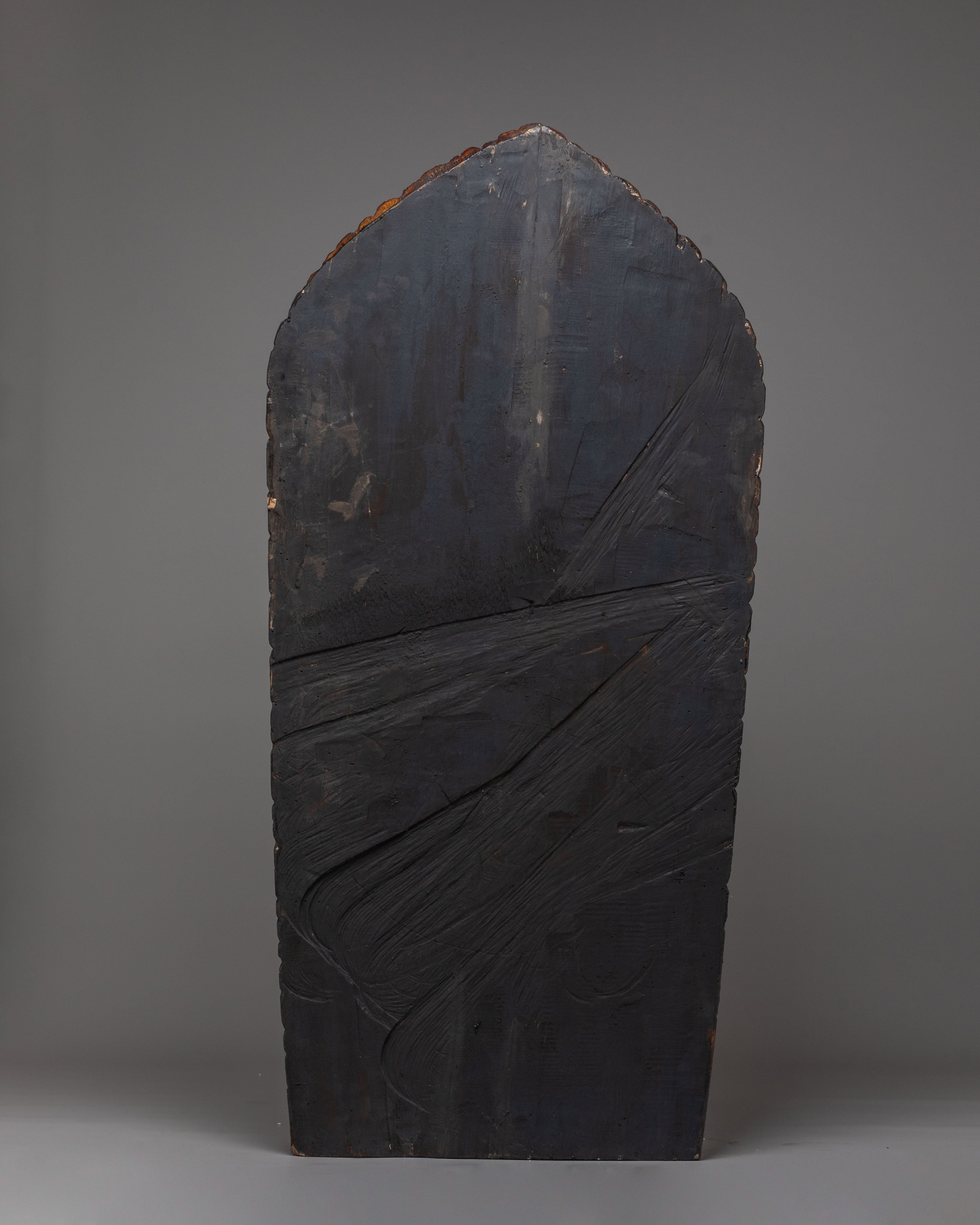 Lokeshwor Tibetan Spiritual Statue | Hand Carved Wooden Avalokiteshvara Art