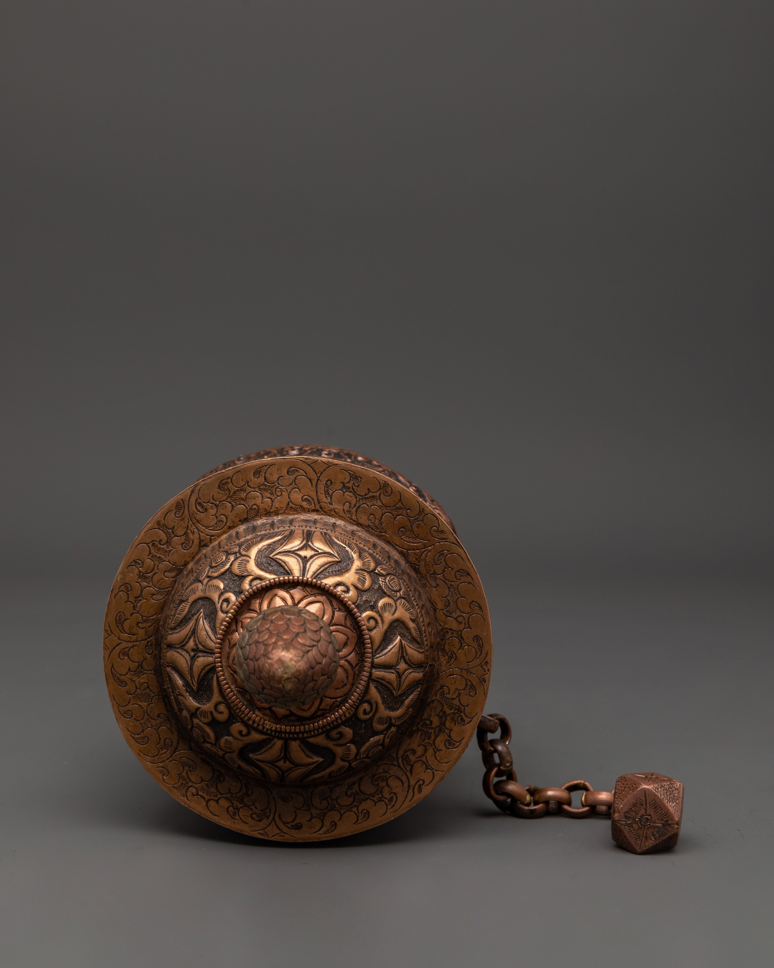 Wooden Handle Tibetan  Prayer Wheel | Sacred Buddhist Mantra Spinner