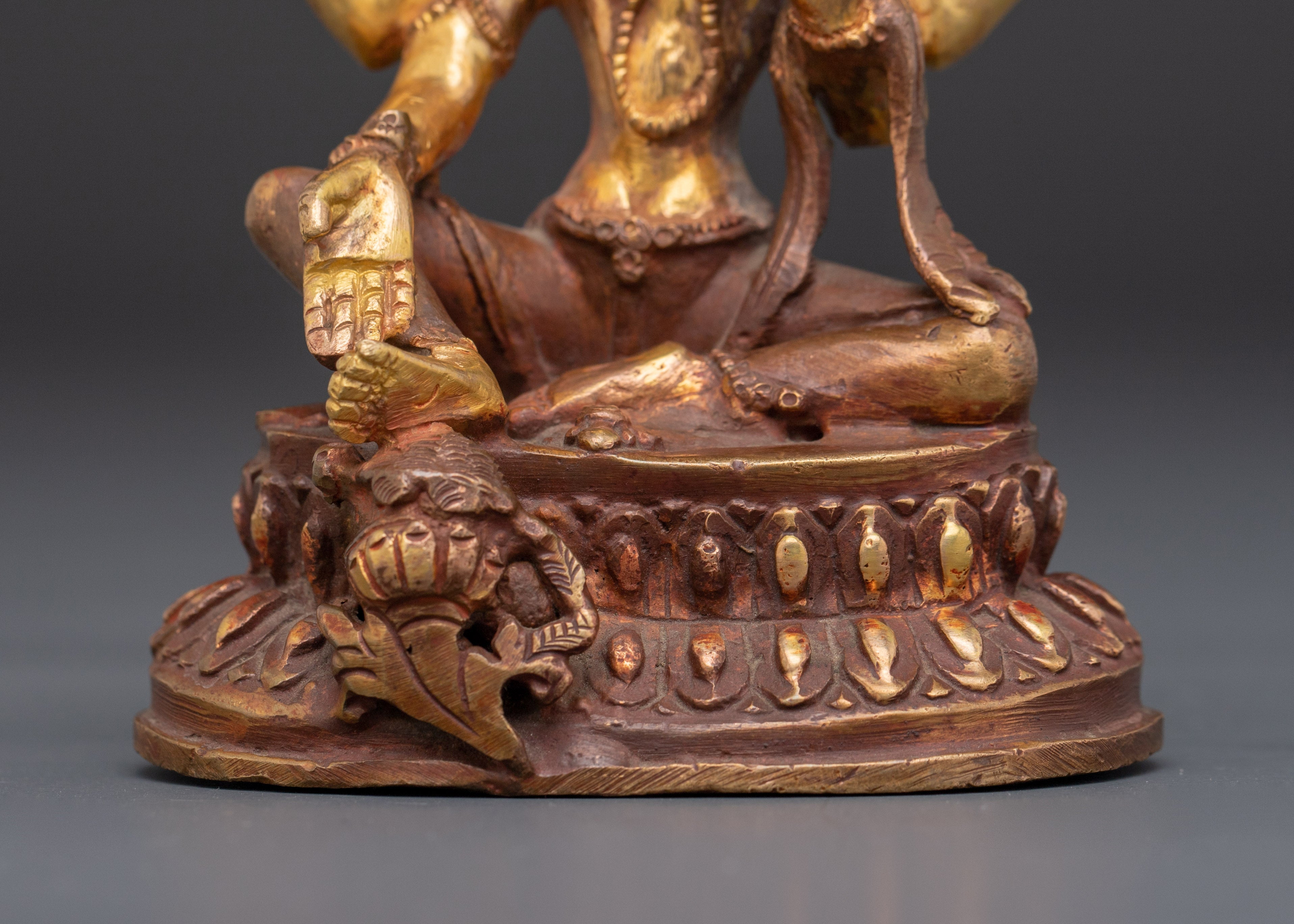 Hindu Wealth Deity Laxmi Figurine | Goddess of Prosperity and Fortune