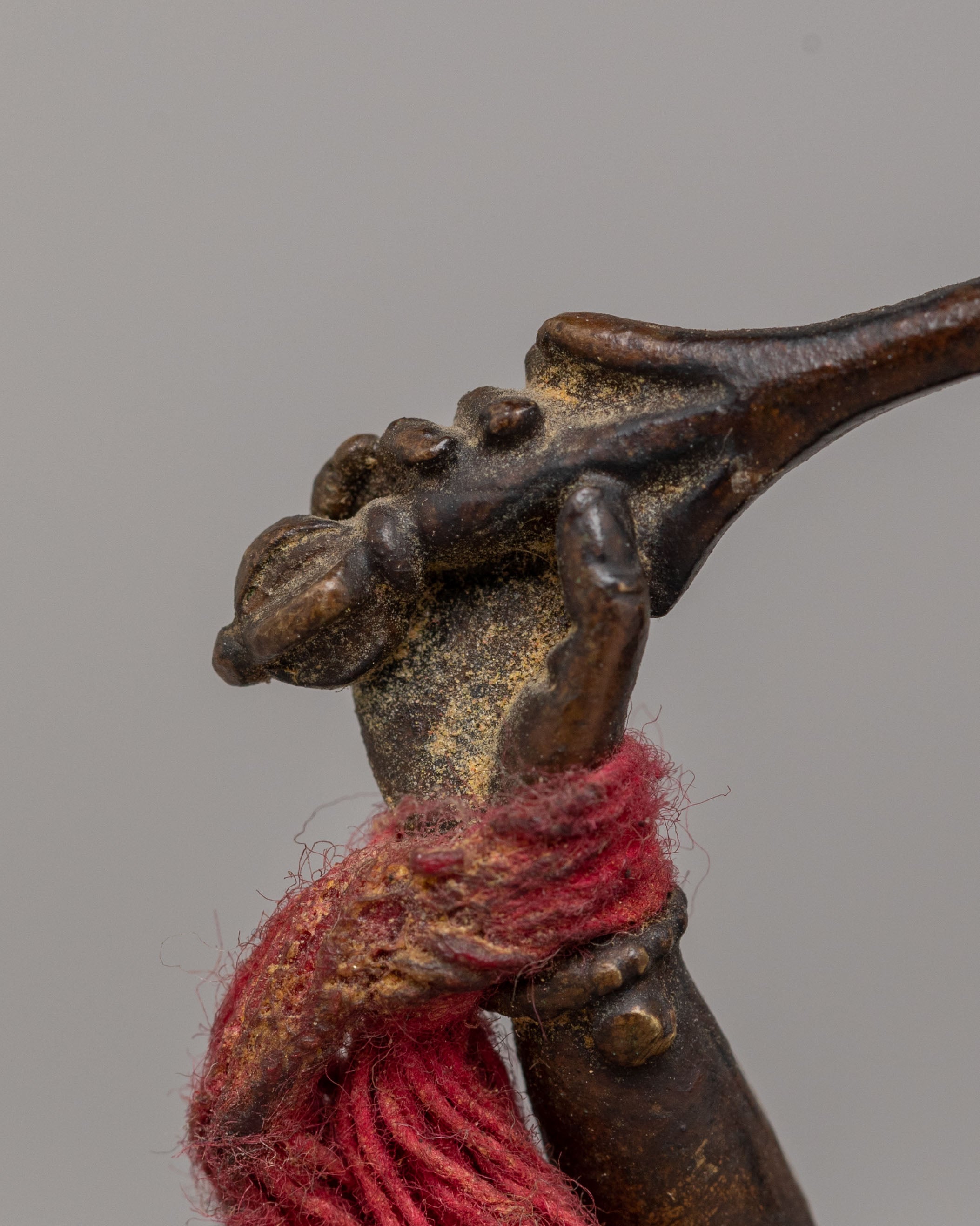 Tibetan Sacred Manjushri Statue | Copper Statue with Semi-Antique Finish