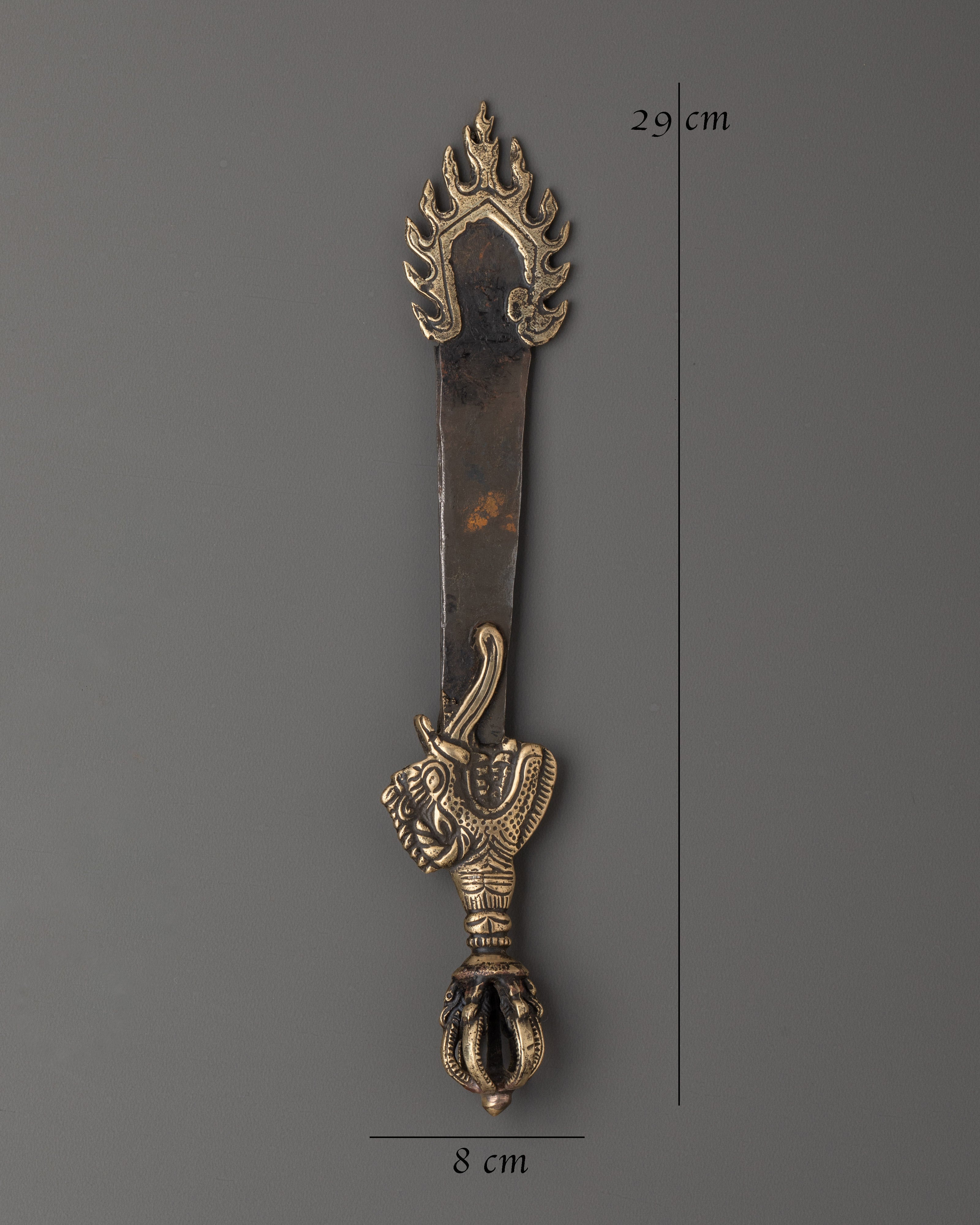 Tibetan Buddhist Sword | Symbolizing Wisdom & Protection